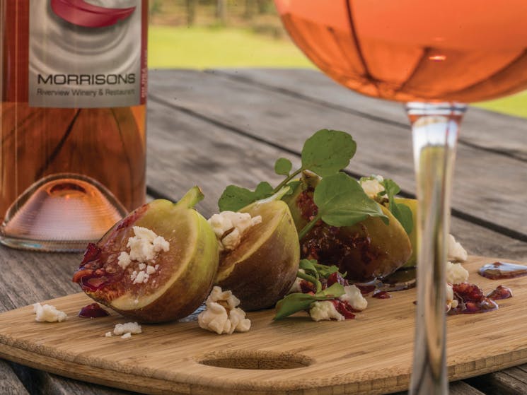 Food and wine available from Morrison's Riverview Winery and Restaurant