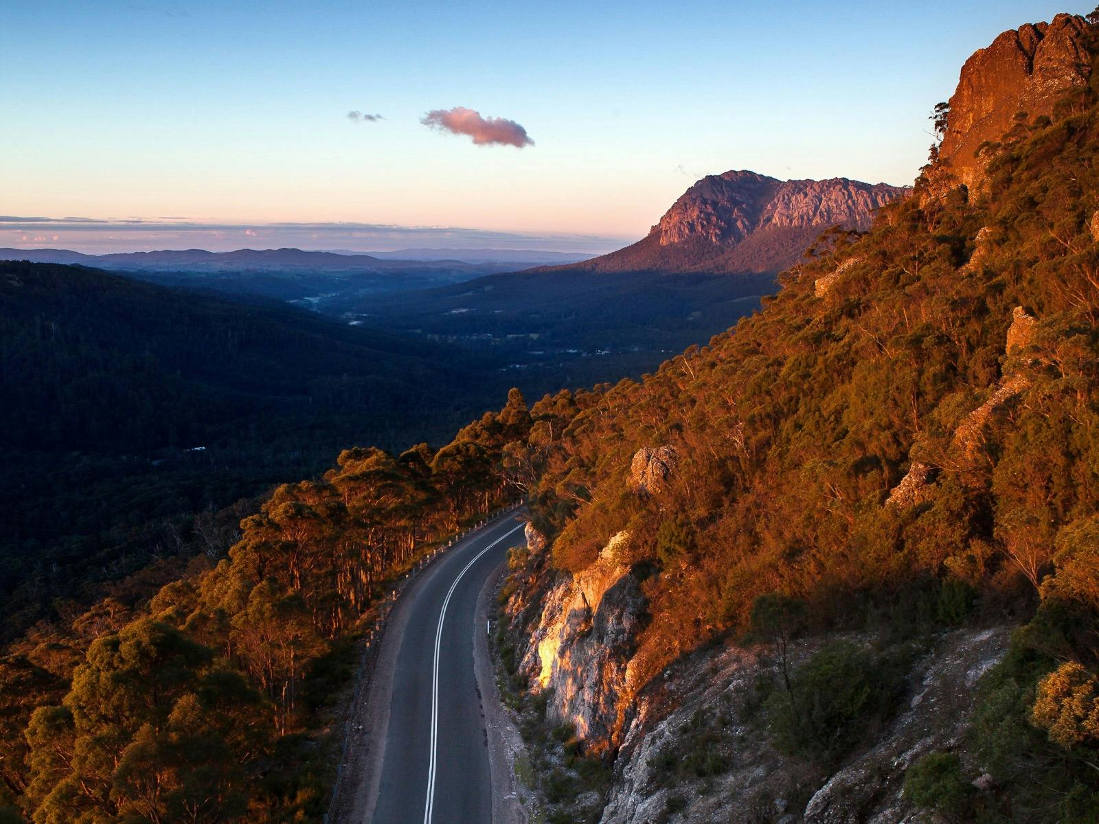 View from Round Hill Lookout on Olivers Road