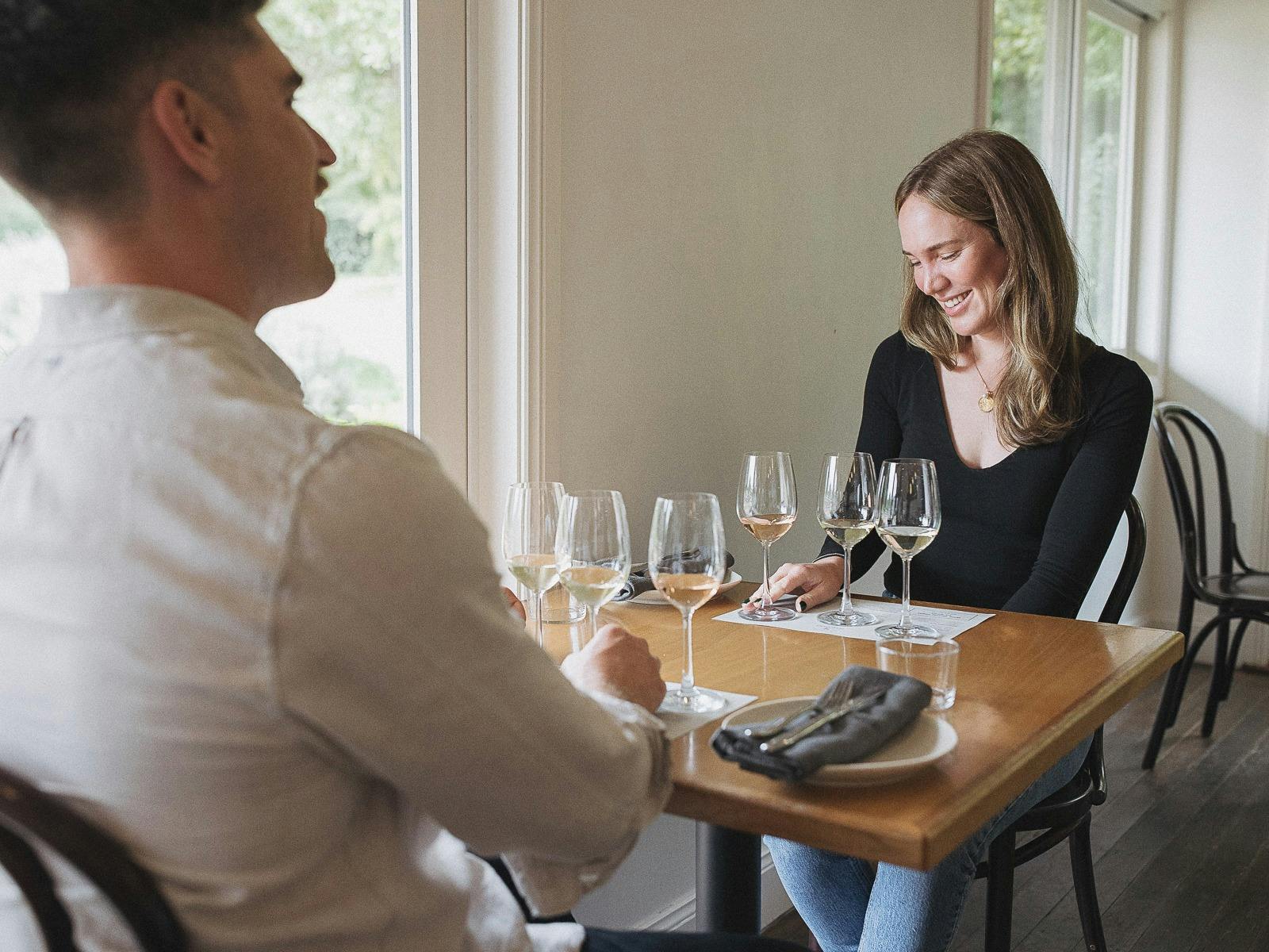 A seated wine tasting of the Poachers Vineyard range of cool climate wines.