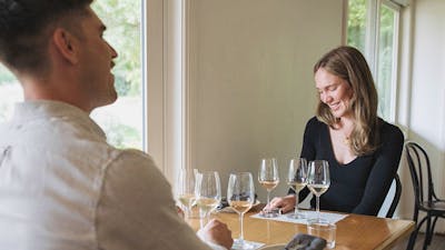 A seated wine tasting of the Poachers Vineyard range of cool climate wines.