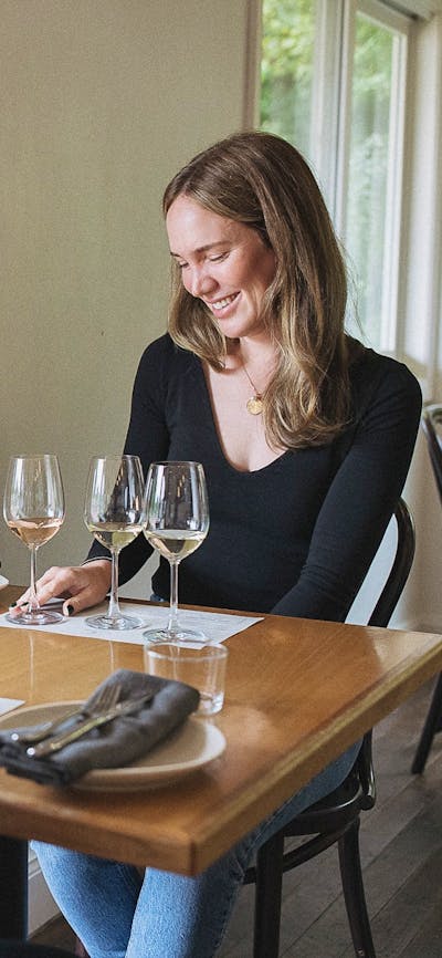 A seated wine tasting of the Poachers Vineyard range of cool climate wines.