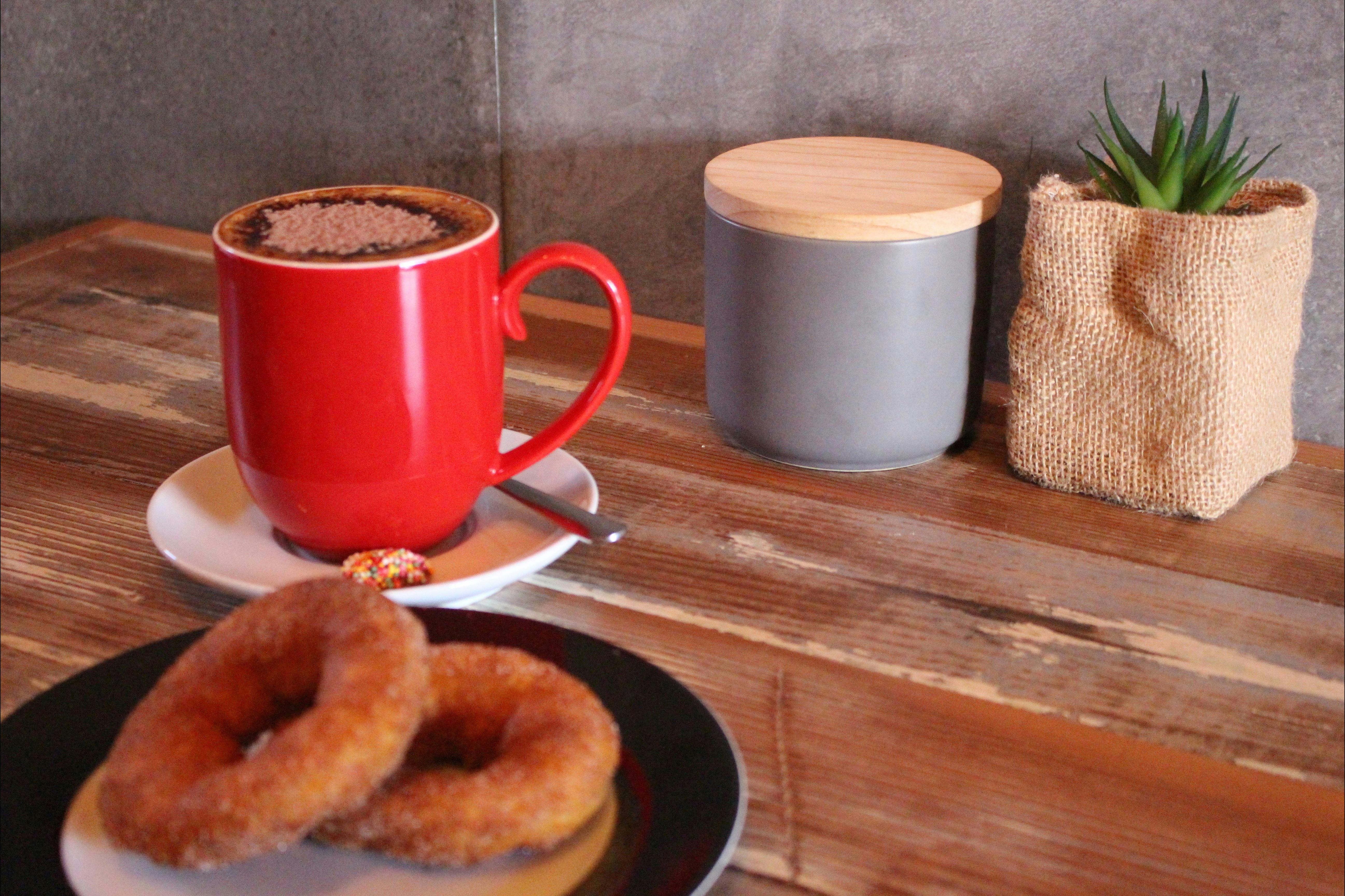Coffee and donut