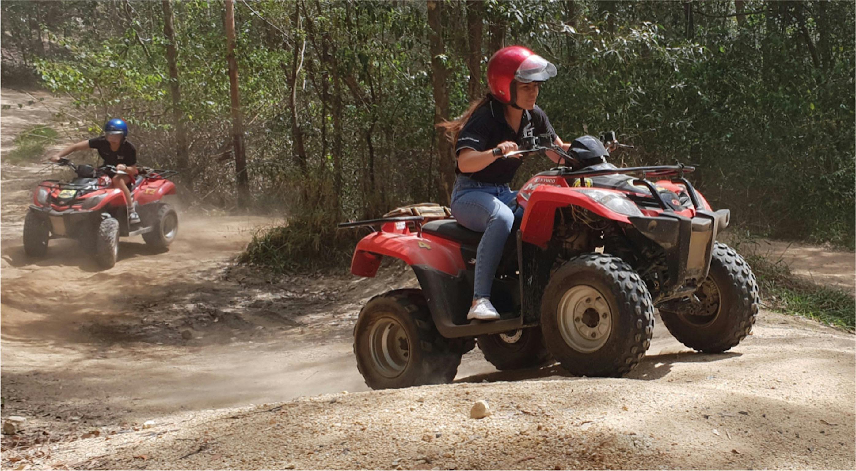 Sometimes the girls are faster than the boys :)