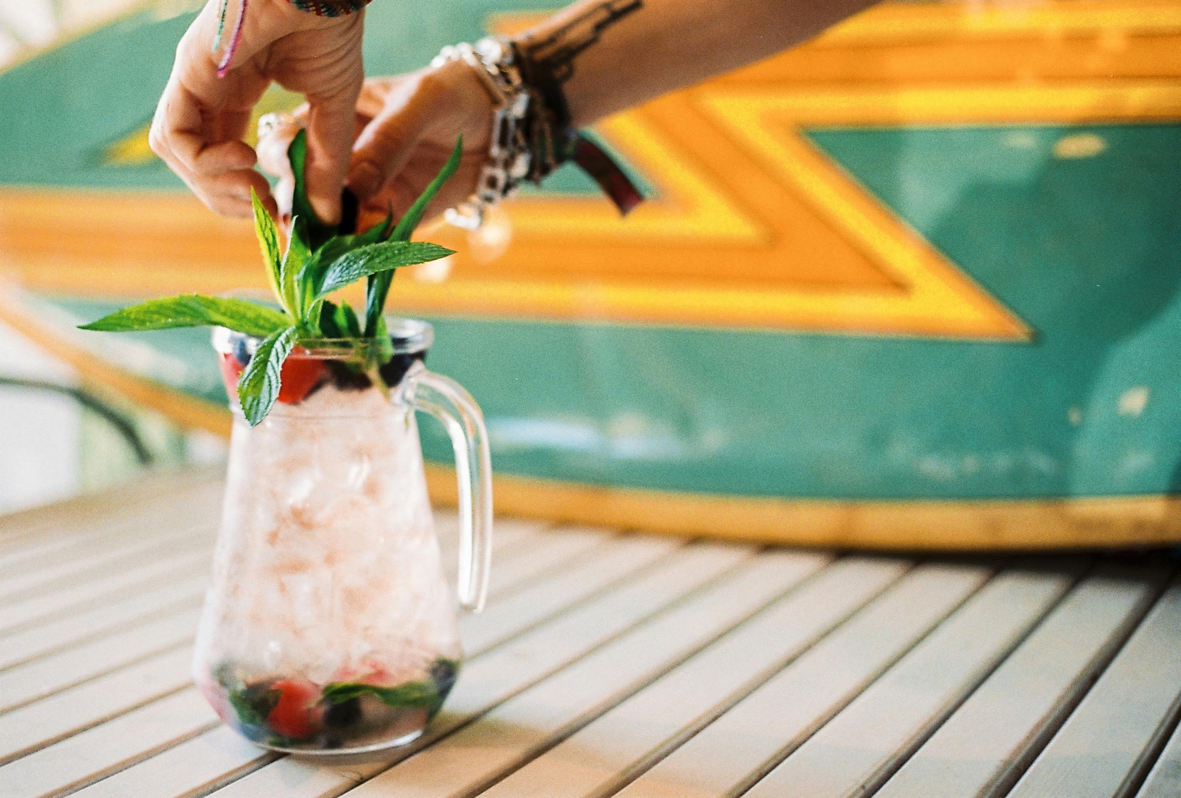 Housemade Sangria with white, rosè or red
