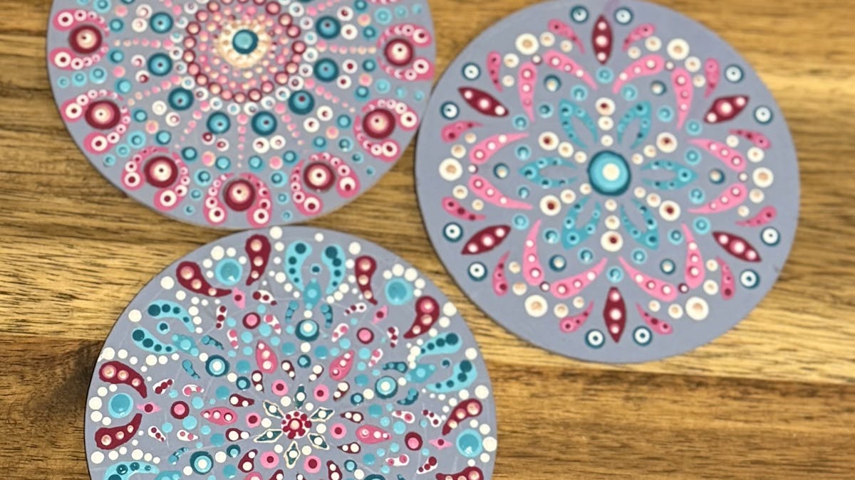Dot Art Coasters