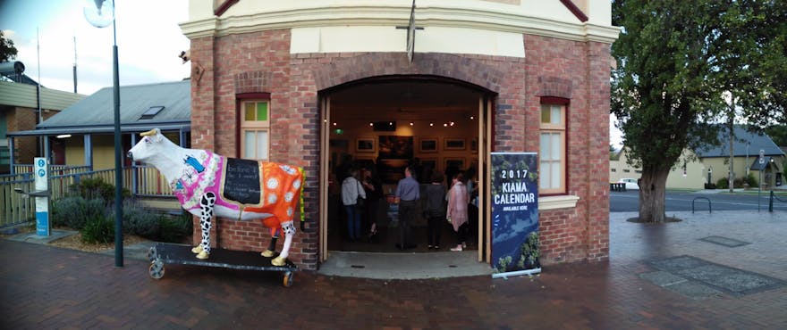 The front of the old fire station