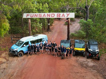Welcome to Punsand Bay, Cape York Staff photo Welcome to Punsand Bay, Cape York Staff photo