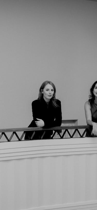 Pictured right is artist Mikaela Stafford, and pictured left is composer Kate Durman