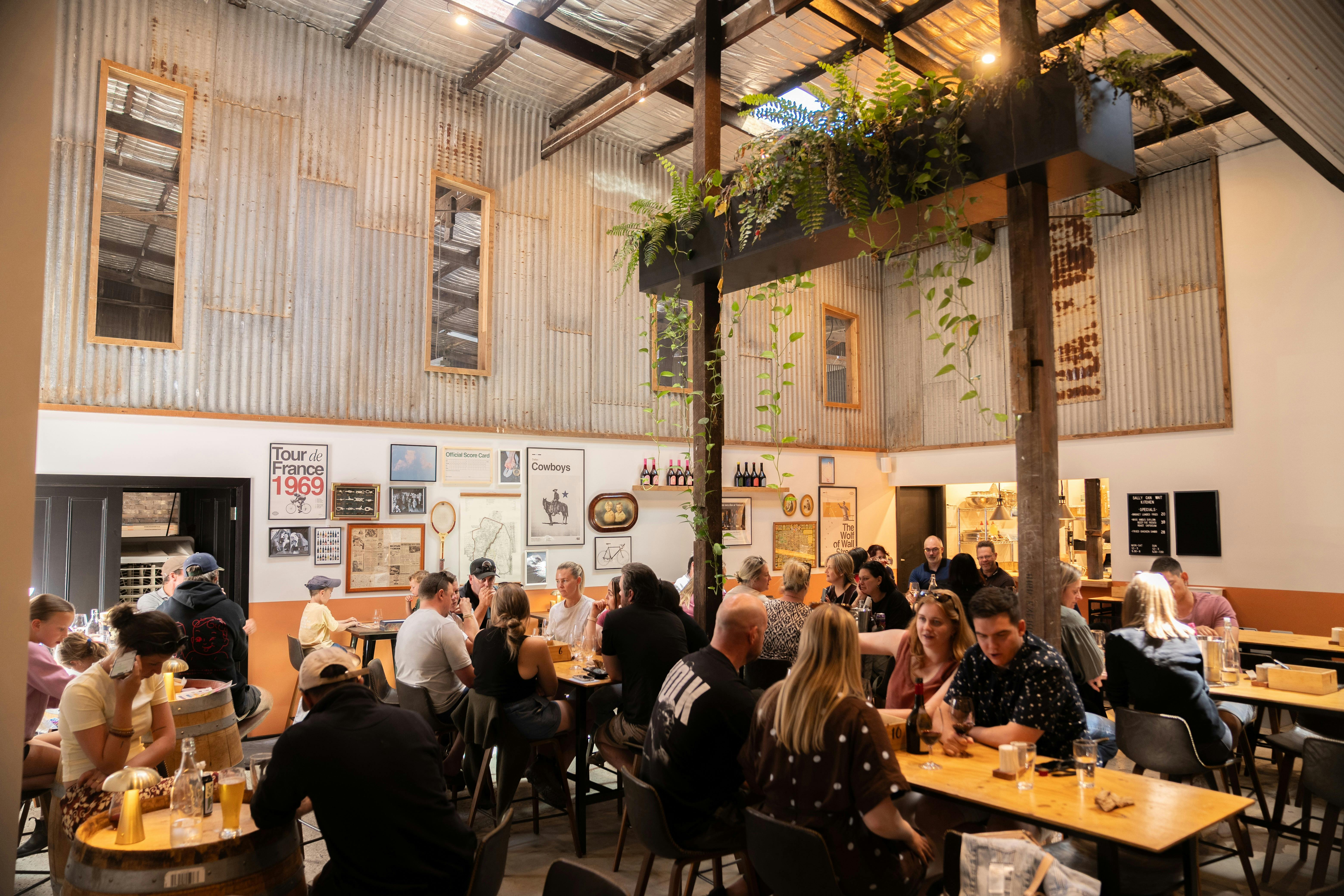 AFL Grand Final Day celebrations at Old Mill Brewery in Tanunda, Barossa Valley.