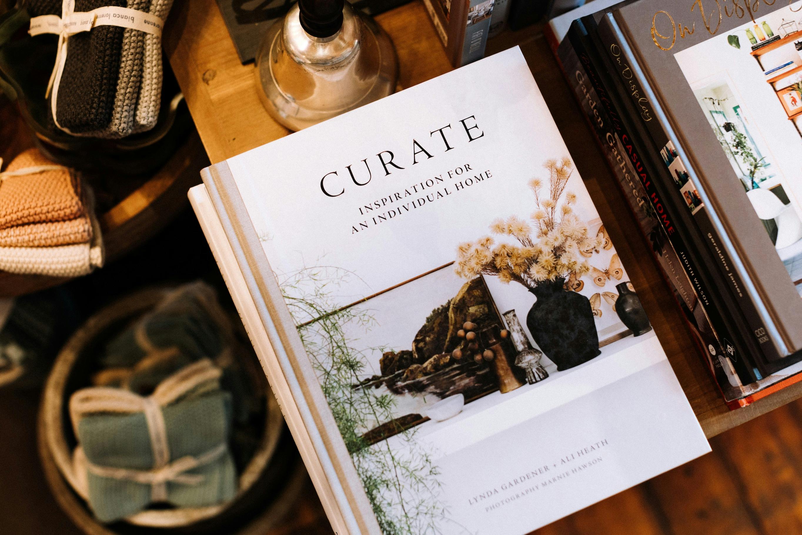 Interior design and decor books are perfect as a gift or to decorate your home.