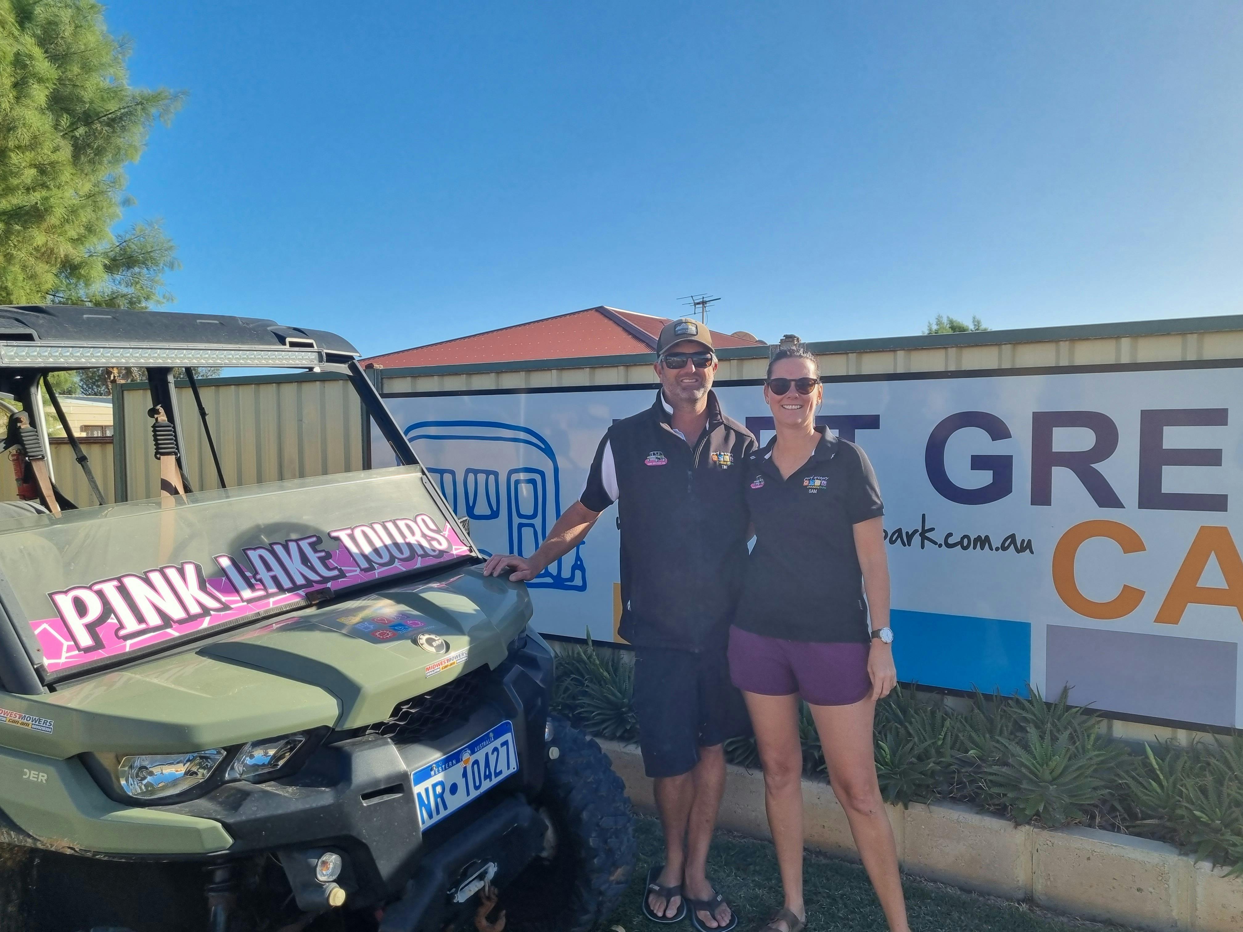 Owners and tour guides Sam and Tim Hay