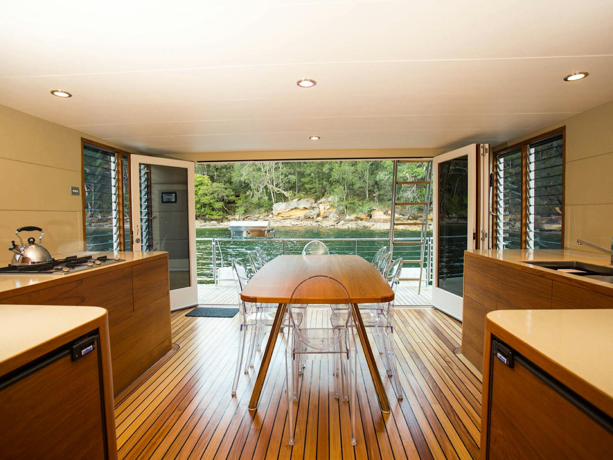 Dining room solar boat