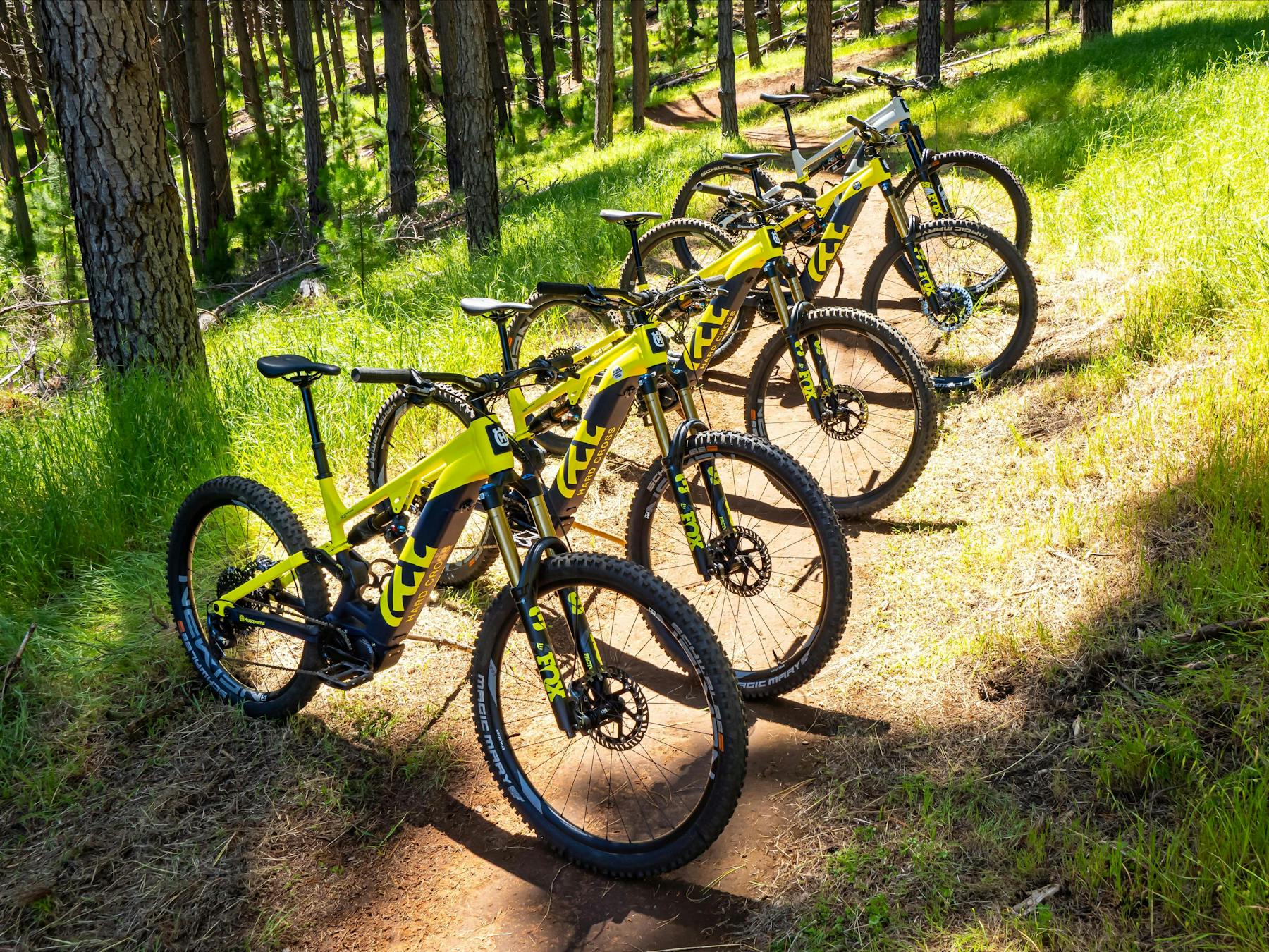 On Tracks eBike fleet on Nannup's Tank 7 Bike Park trails
