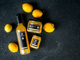 Preserved lemon, lemon cordial and lemon butter form part of our preserve range