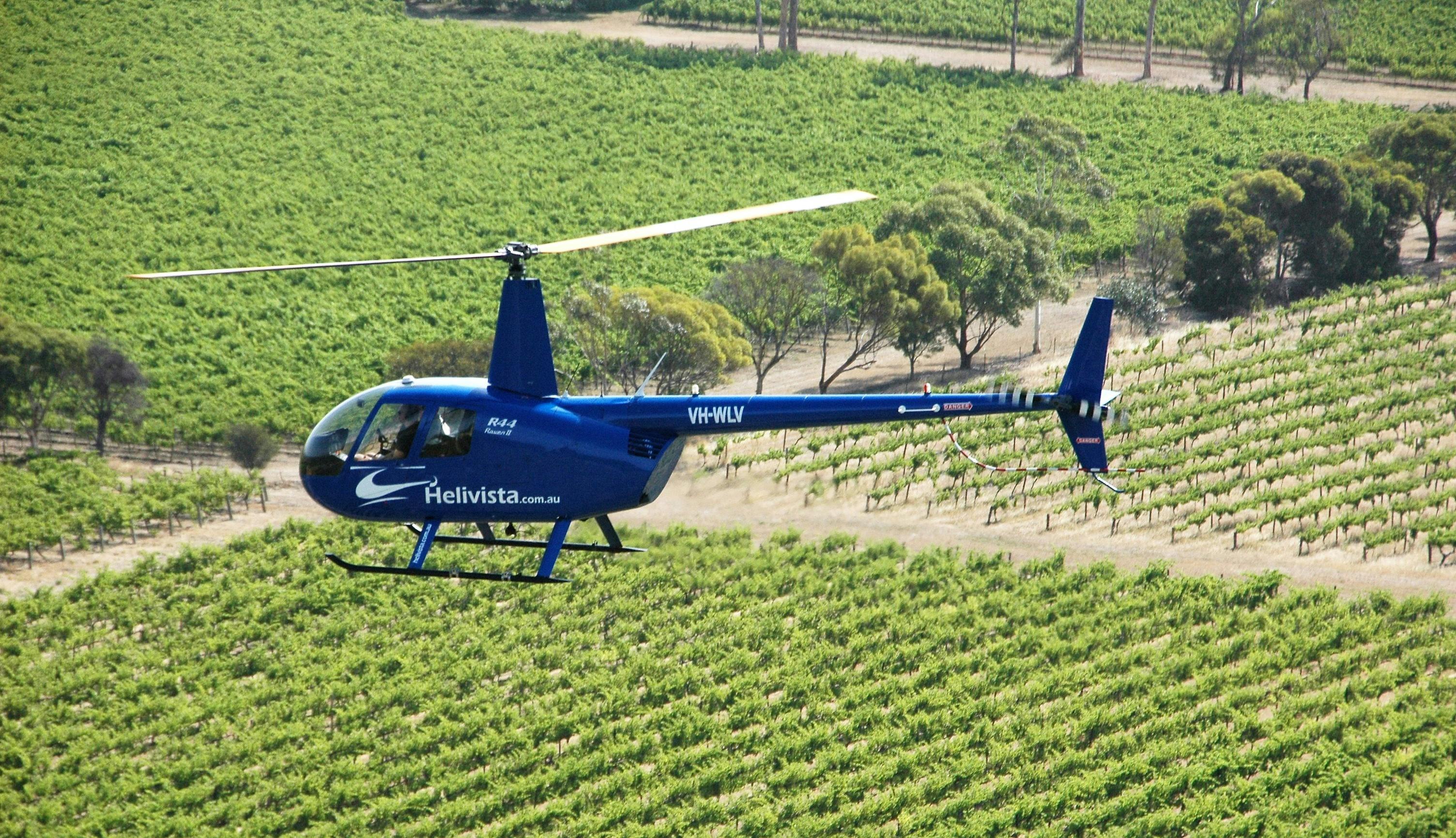 Maxwell Wines Helicopter