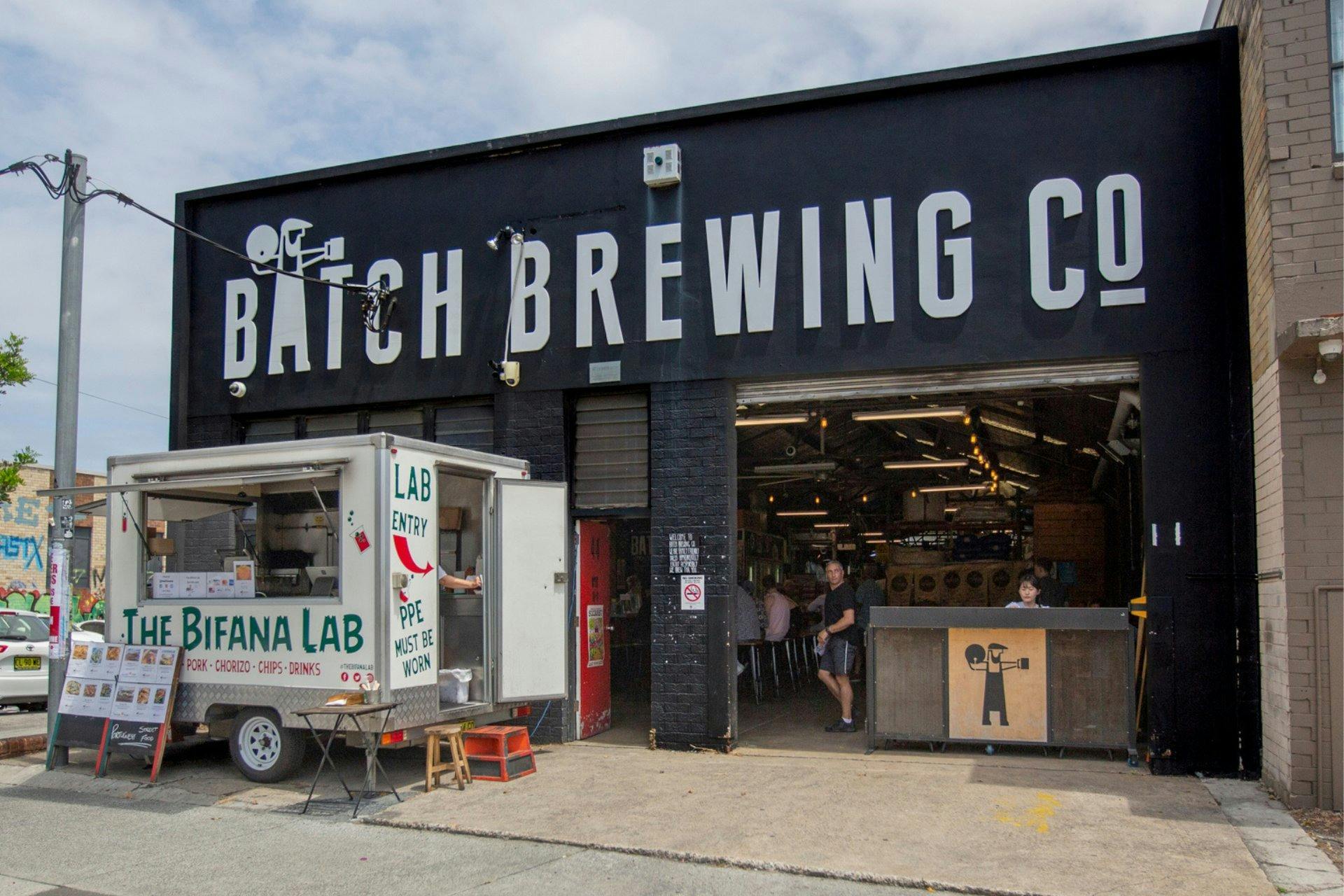 Exterior of Batch Brewing Co's venue