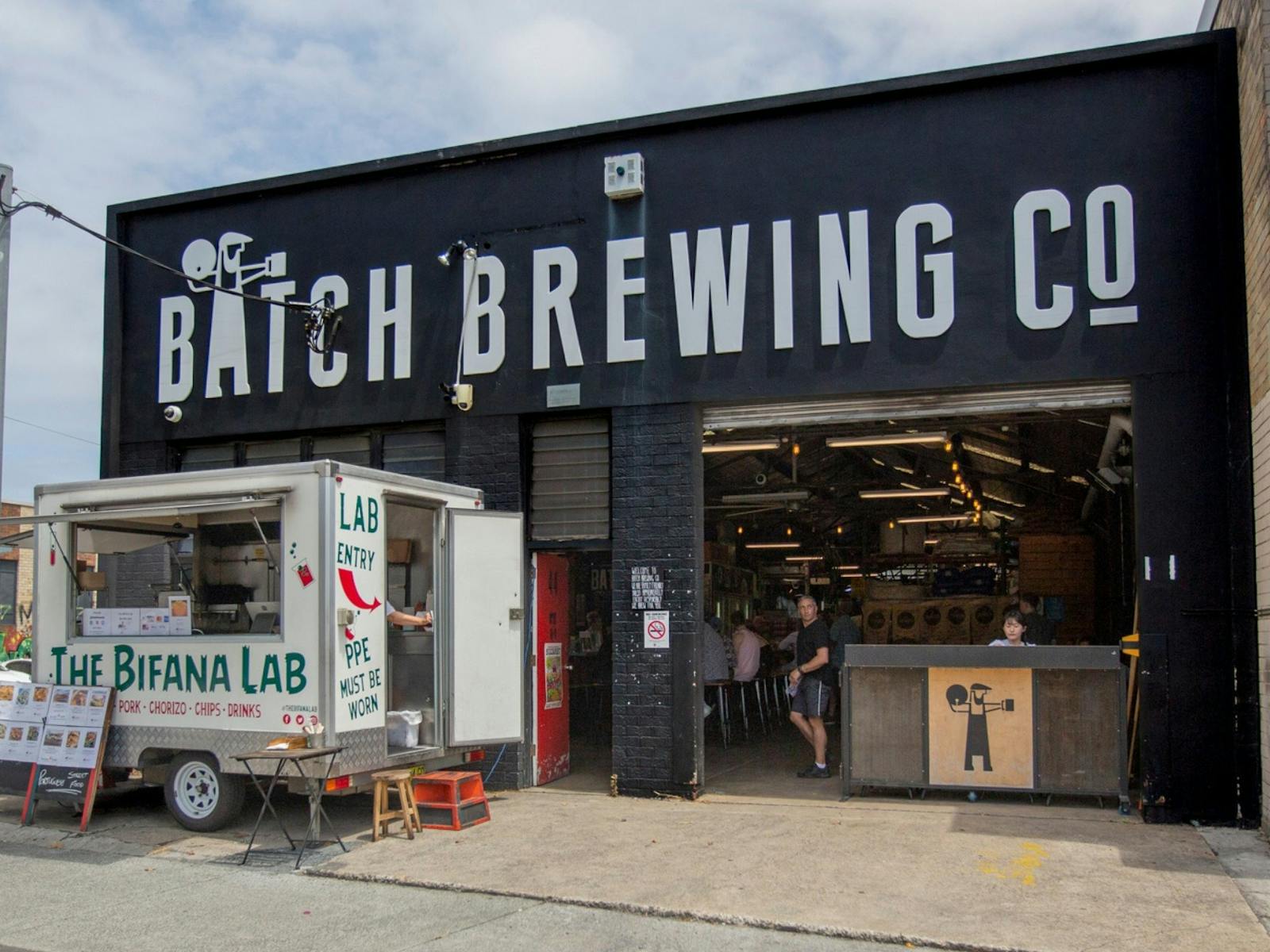 Exterior of Batch Brewing Co's venue