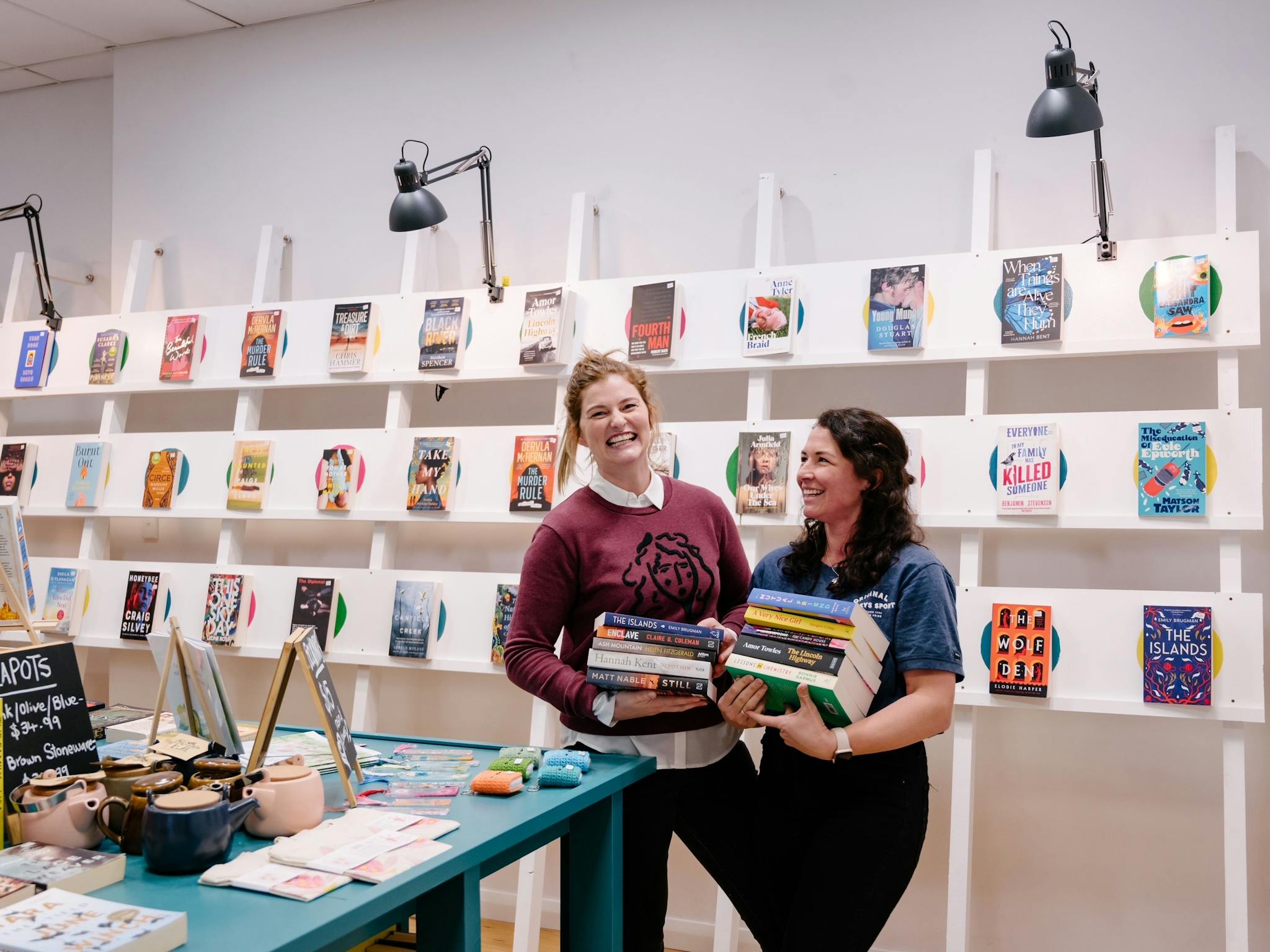 Katie and Emily- owners of Betty Loves Books