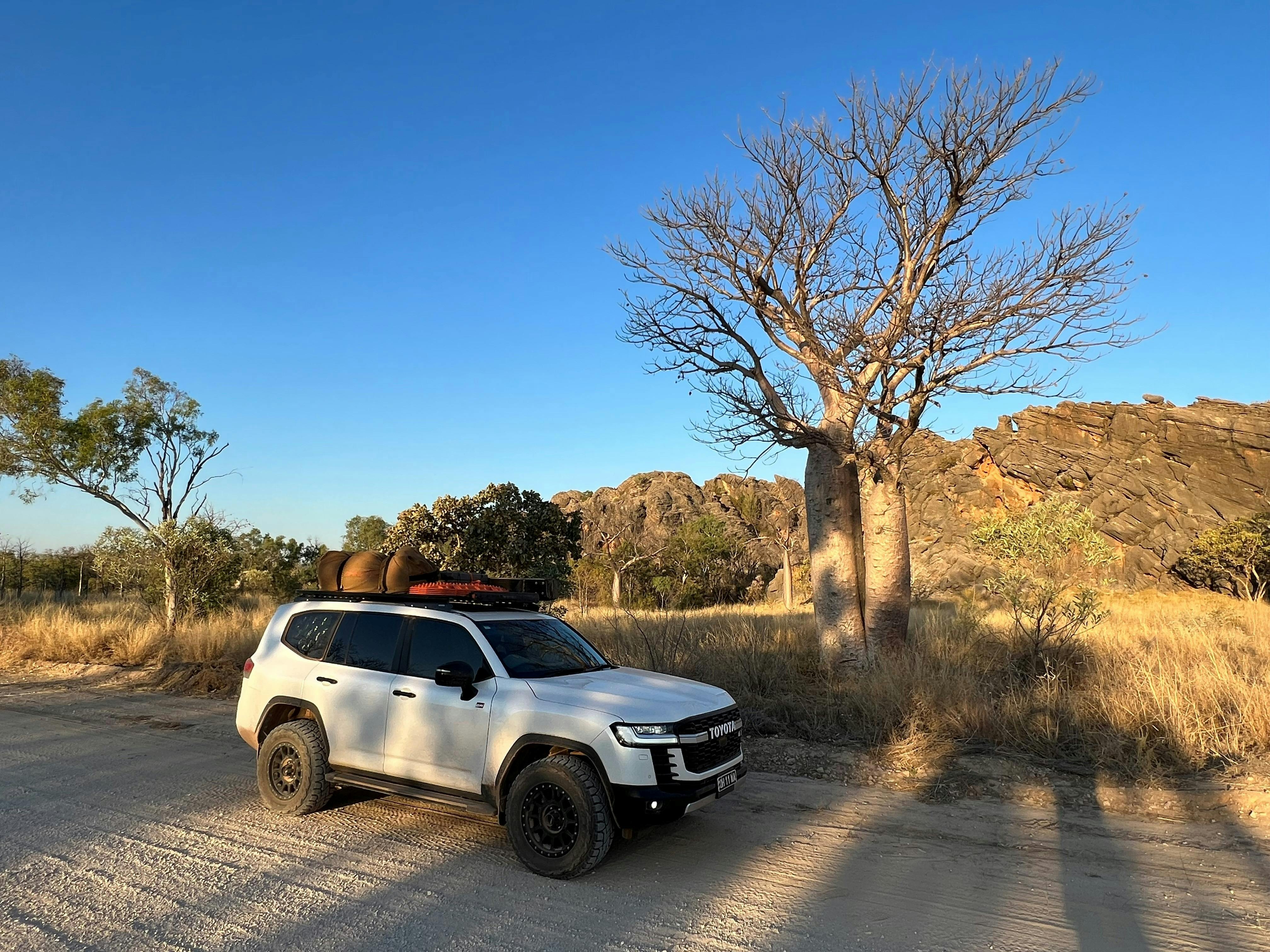 Landcruiser at Boab Kimberley