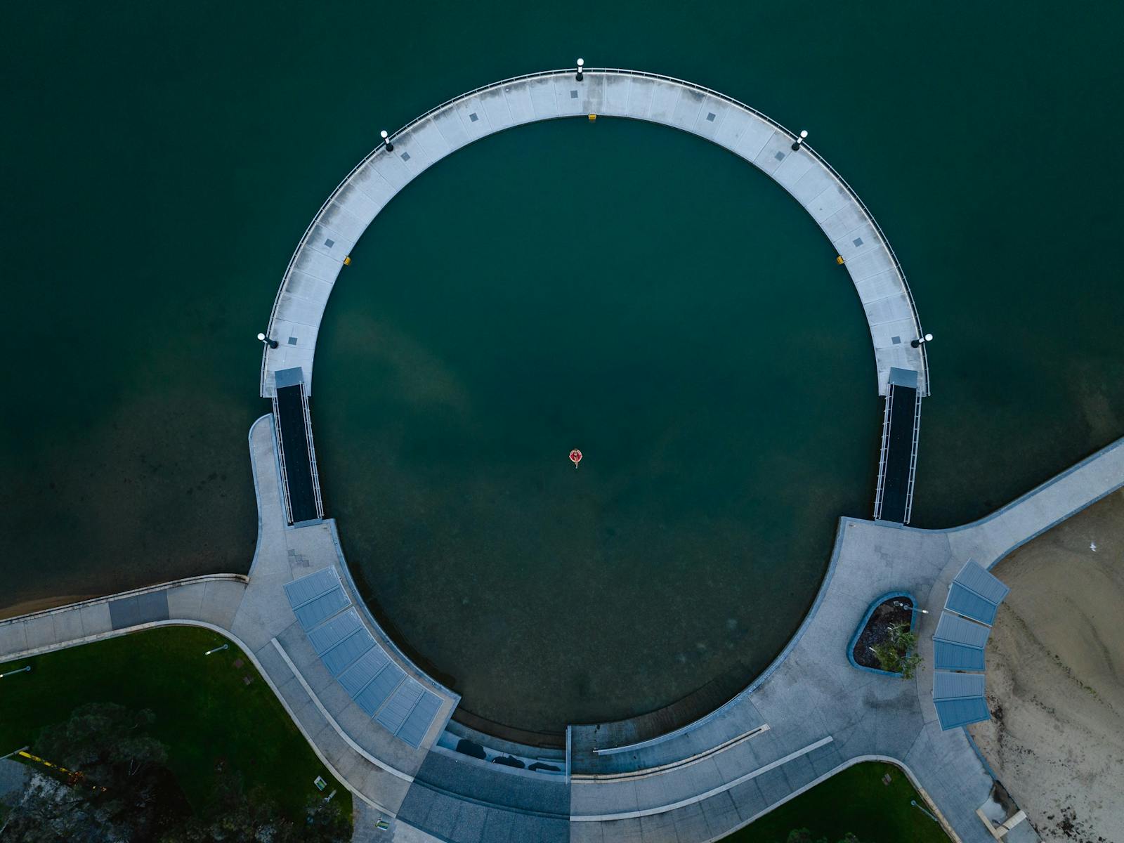 Kwillena Gabi Estuary Pool in Mandurah at dawn