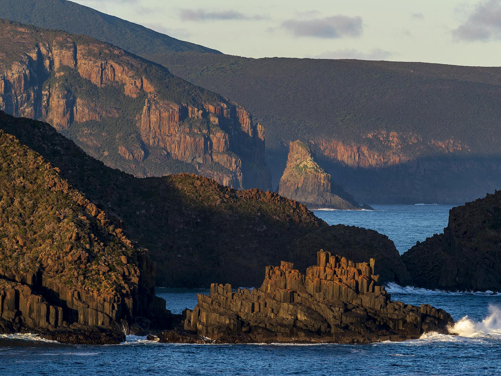 Rugged coast of Bruny Island. Available as a private 3 day photography tour