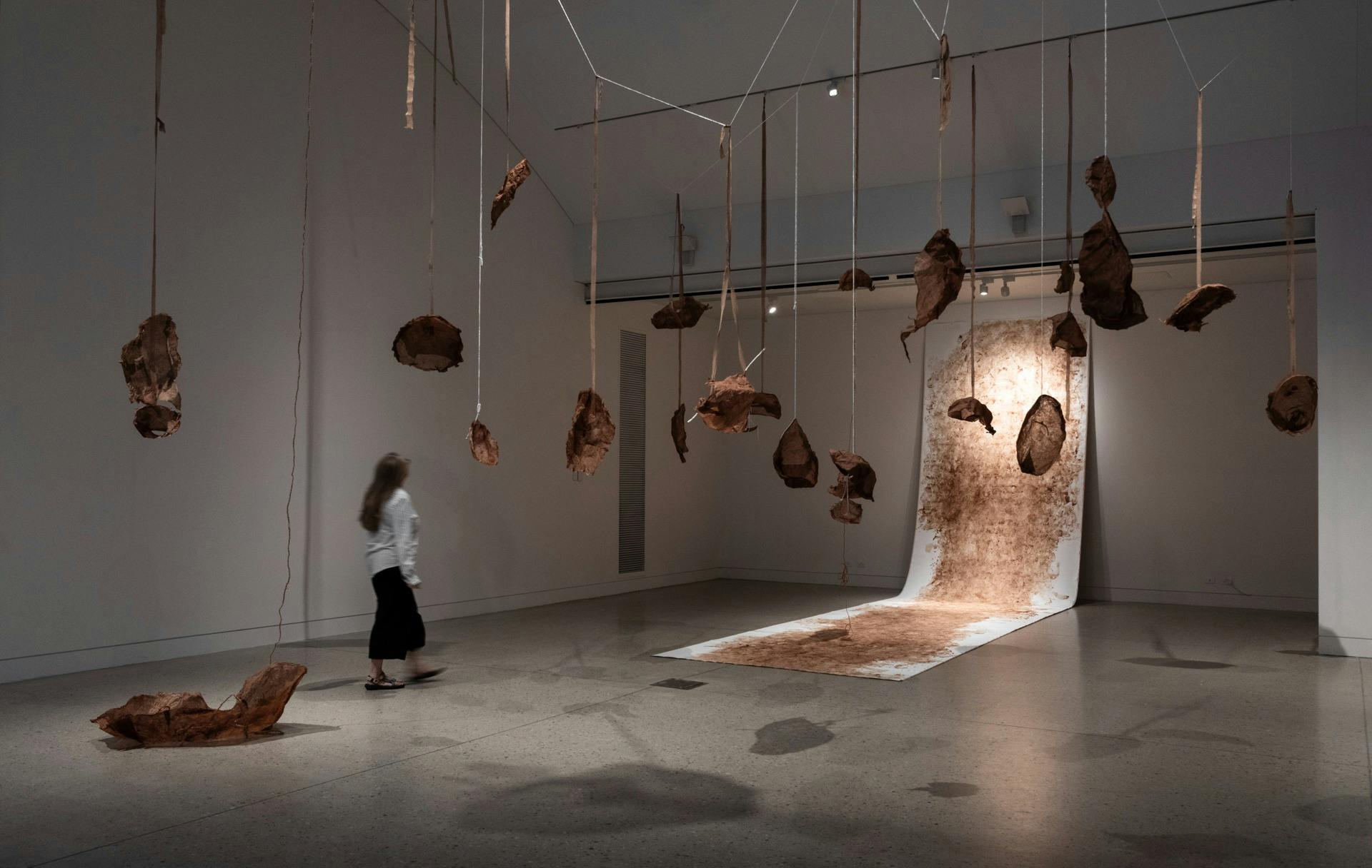 Installation view of VENESSA POSSUM GULUMUN