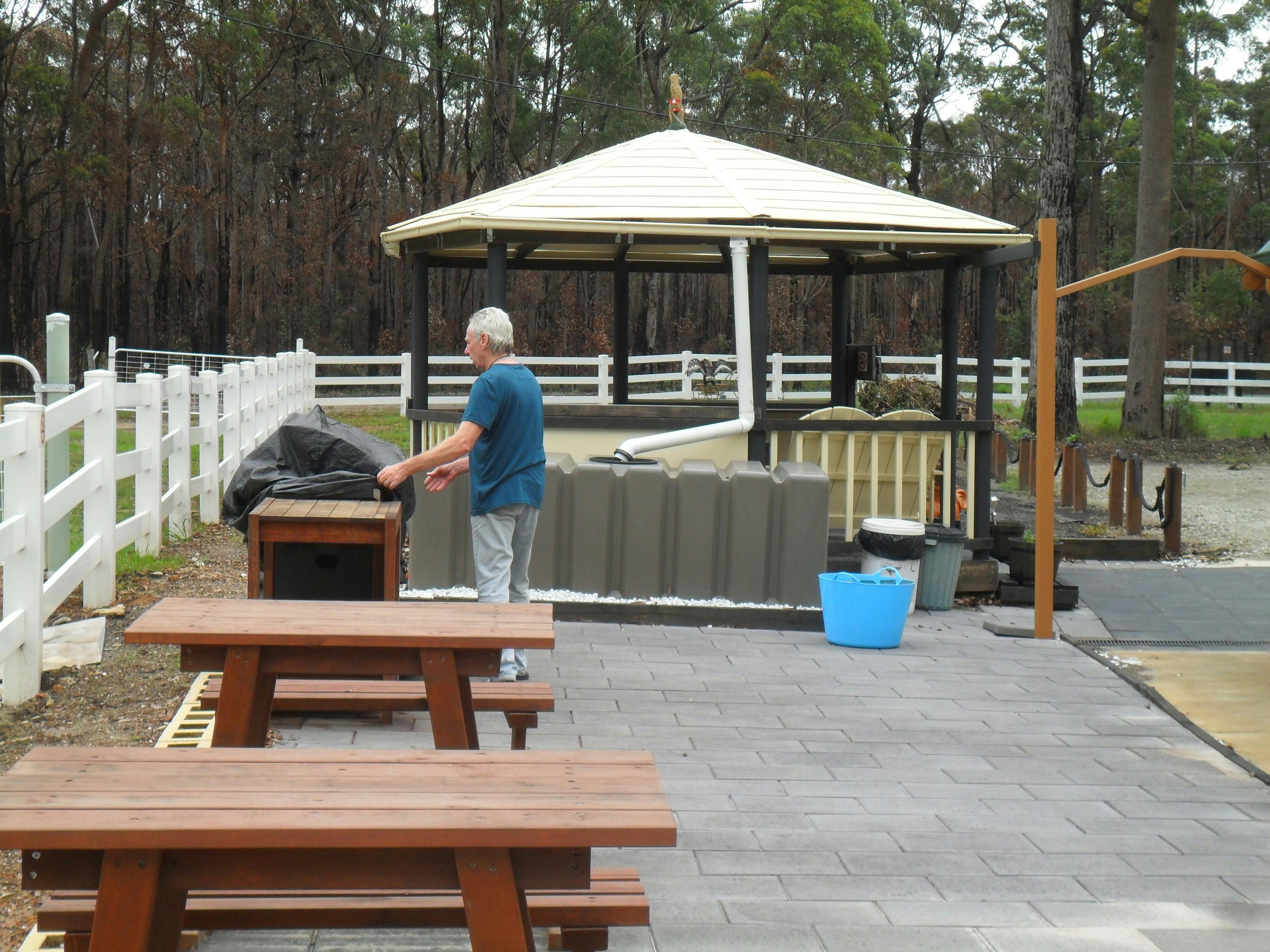 Gazebo area. Enjoy the privacy and tranquillity