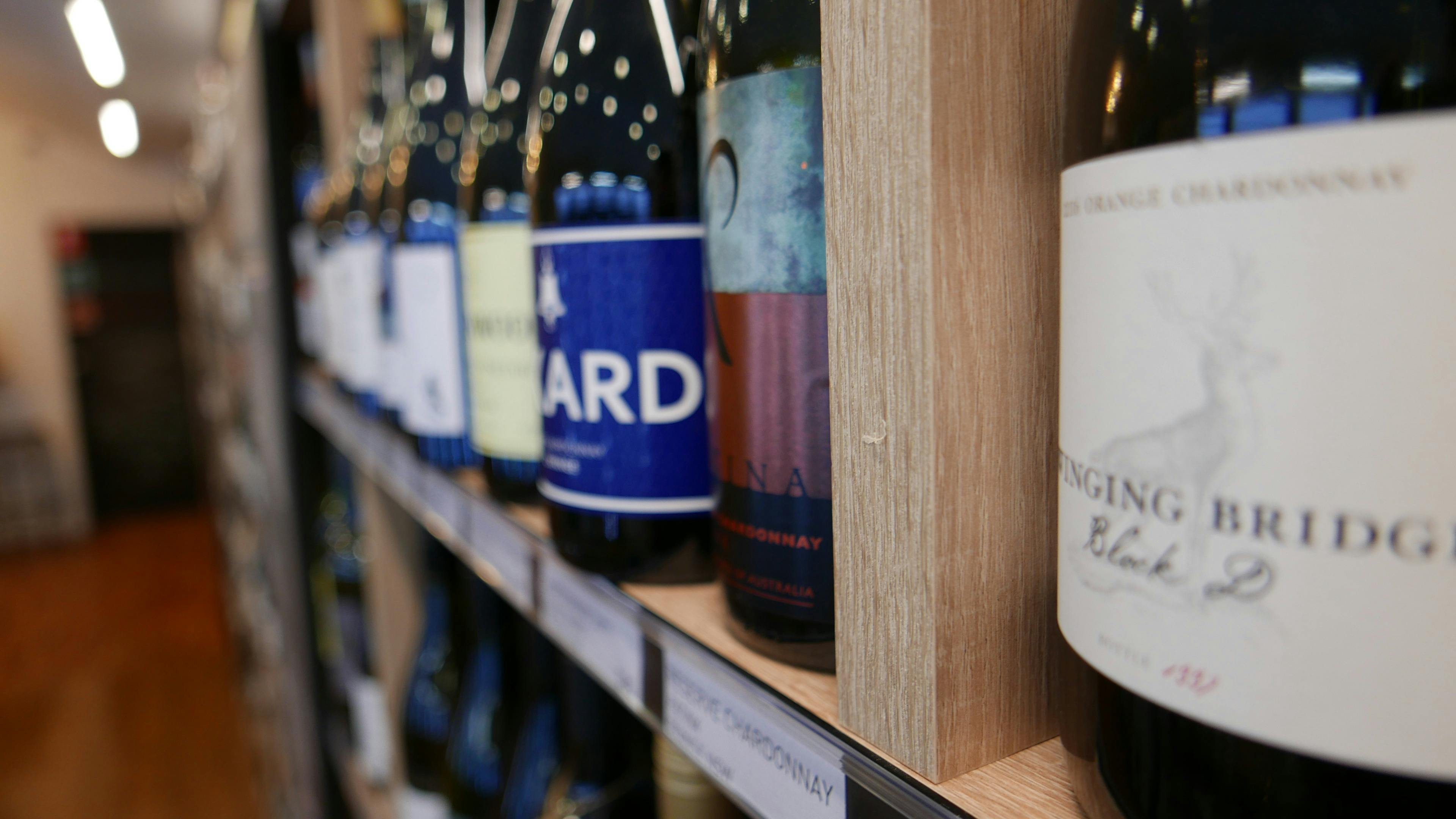 More Wines on the shelf