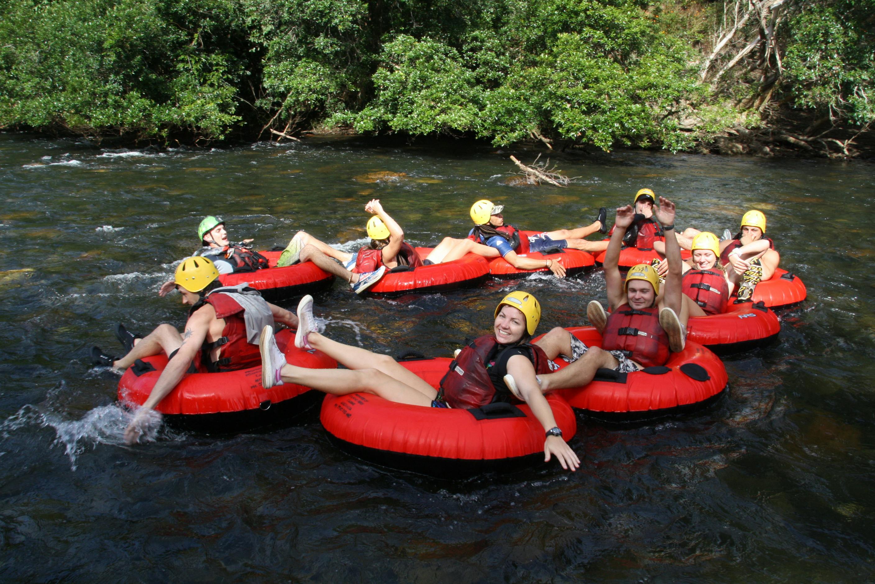Aussie Drifterz River Tubing, team building, cairns, tours, behana