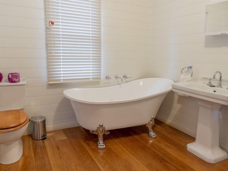 The external bathroom at Fairfax House in Hill End Historic Site. Photo: John Spencer &copy; DPE