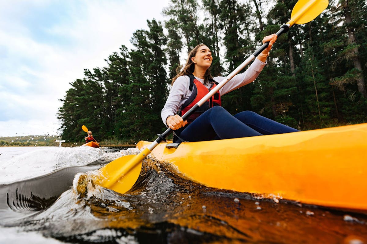 Kayak at Myponga Reservoir Reserve