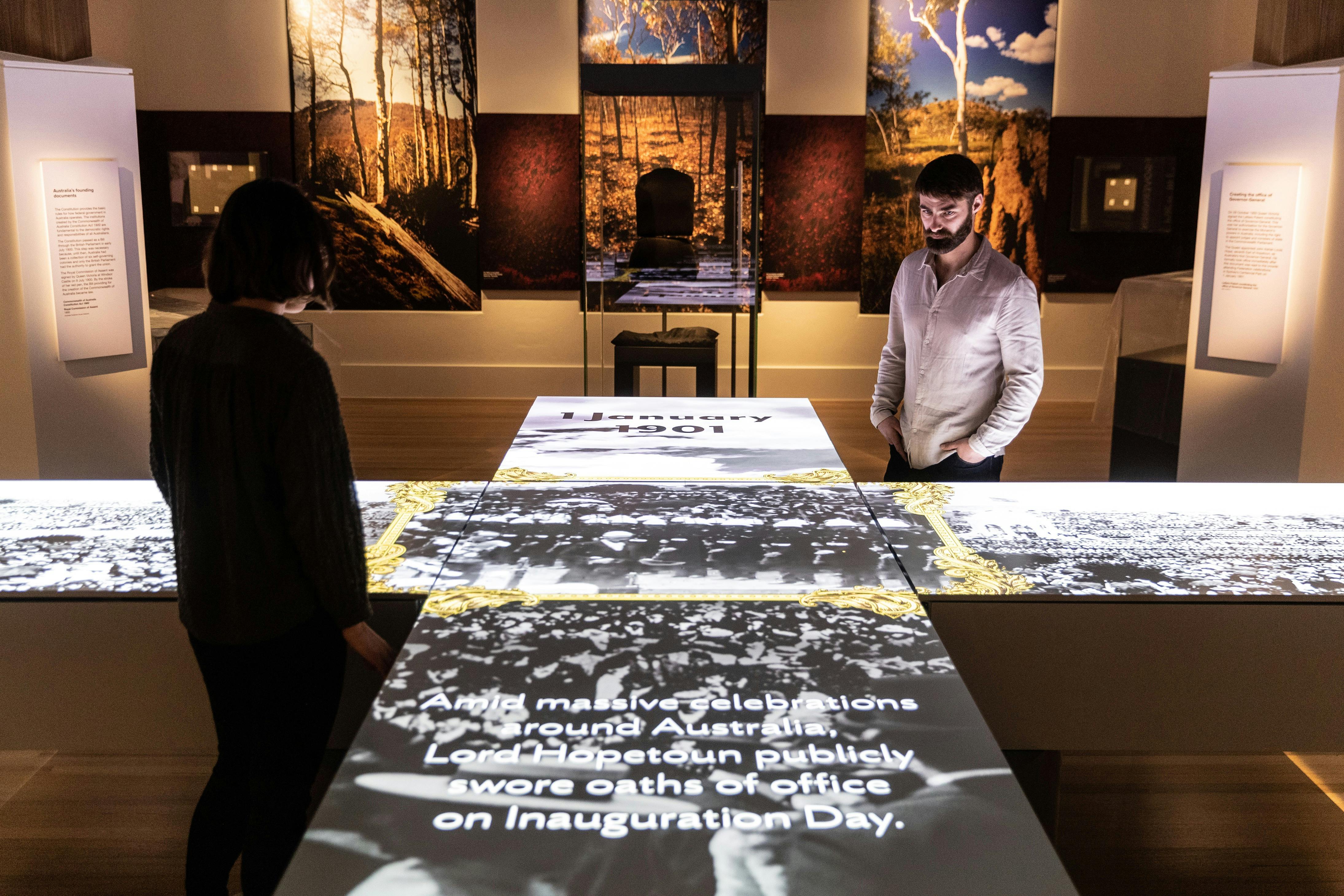 Voices Gallery at the National Archives of Australia