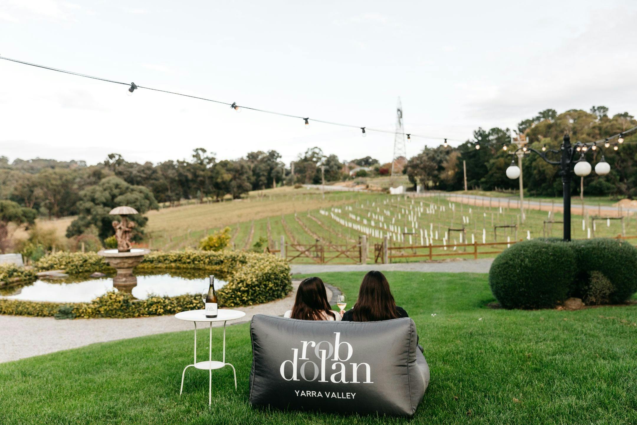 beanbag on winery