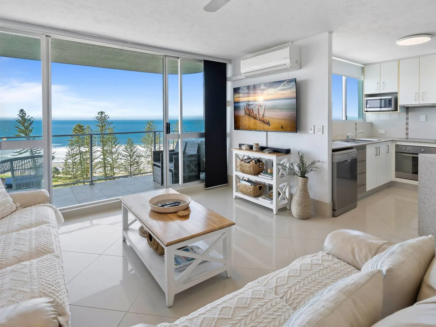 2 Bed Apartment in the Premium Ocean View Superior category with sweeping ocean views