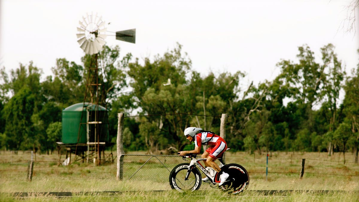 Scenic Cycle leg with windmill in the background