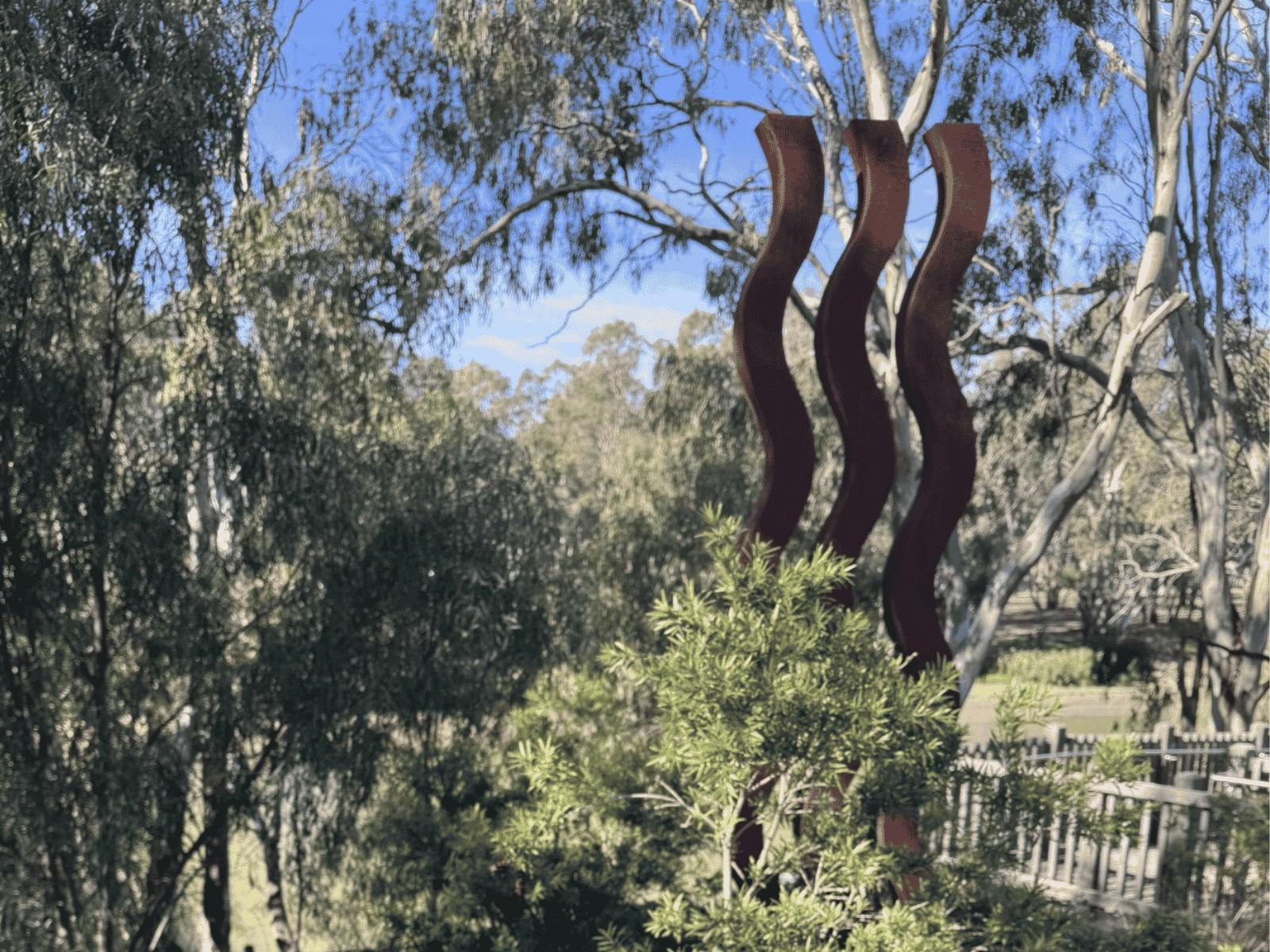 Unsere Flussskulptur