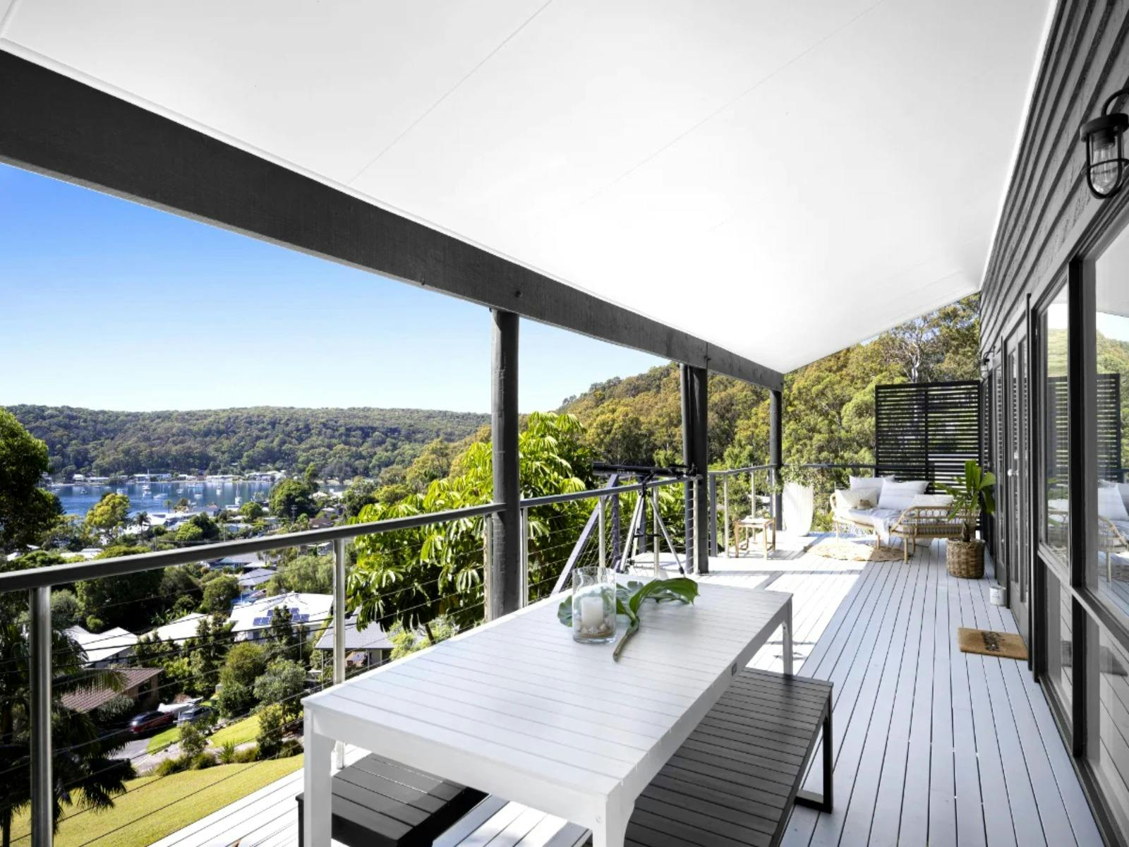 Light filled, airy balcony perfect for relaxation