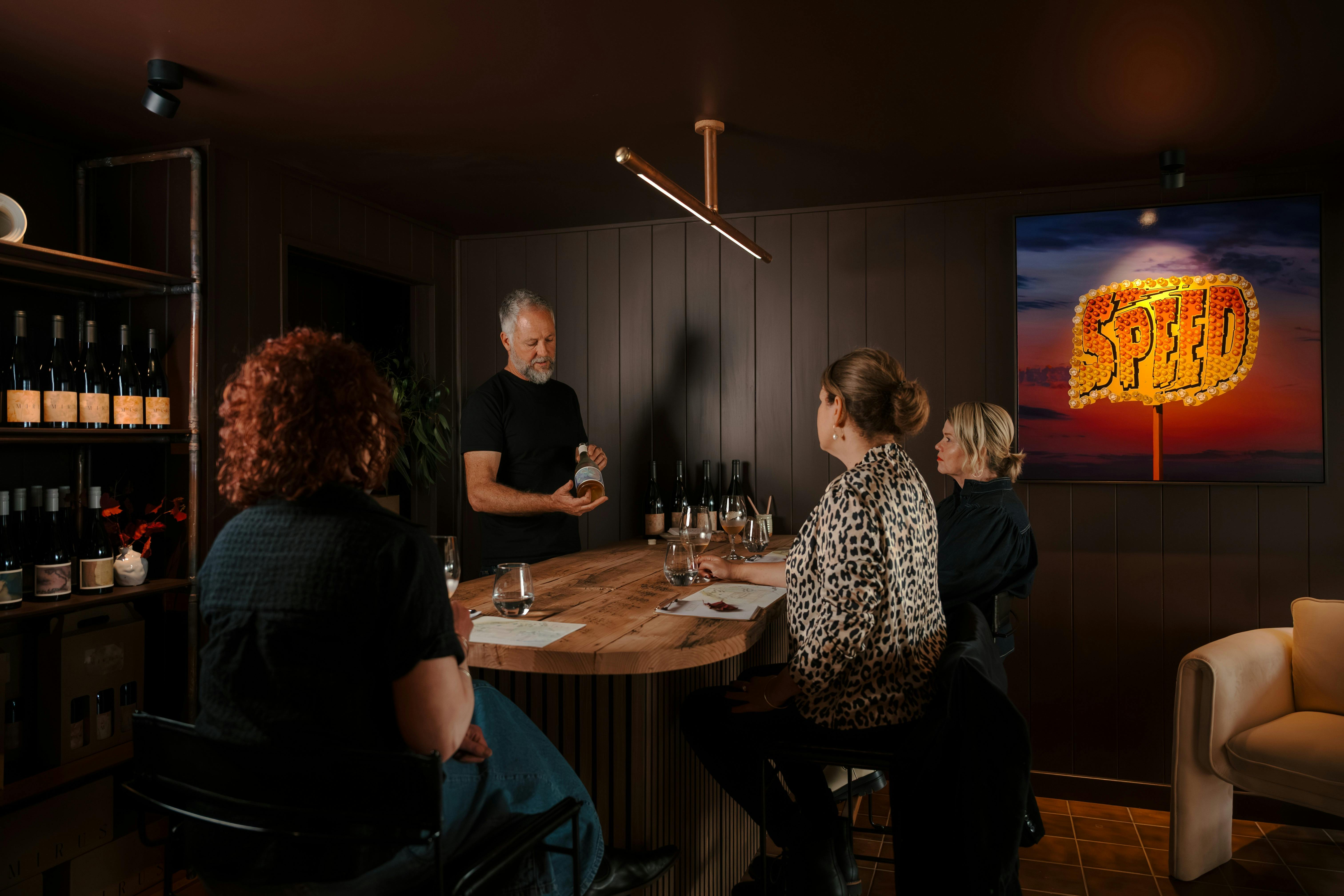 Wonderground and Mirus boutique cellar door, tasting Wonderground and Mirus Wines, perfect for 4