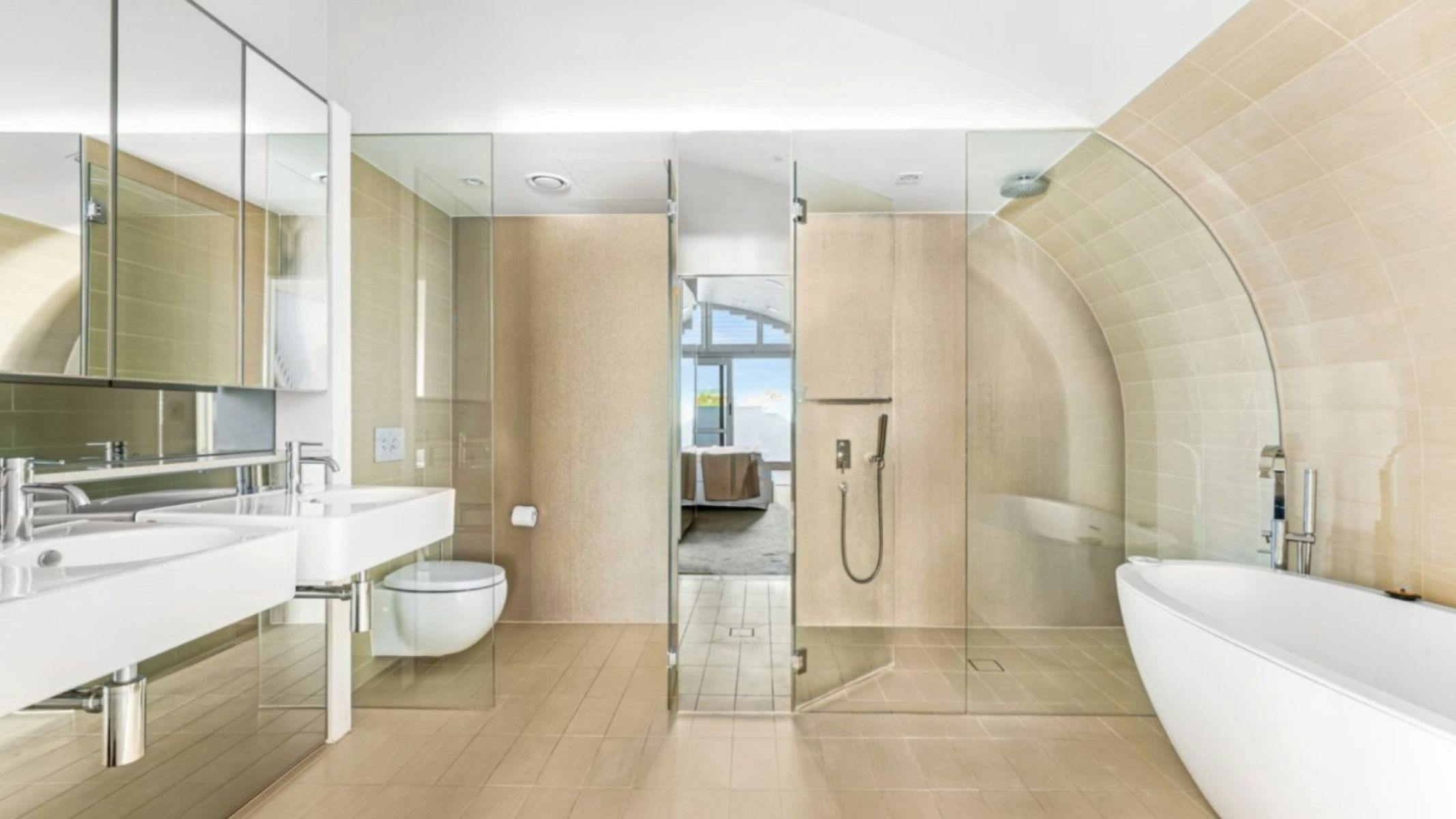 bathroom bondi beach apartment