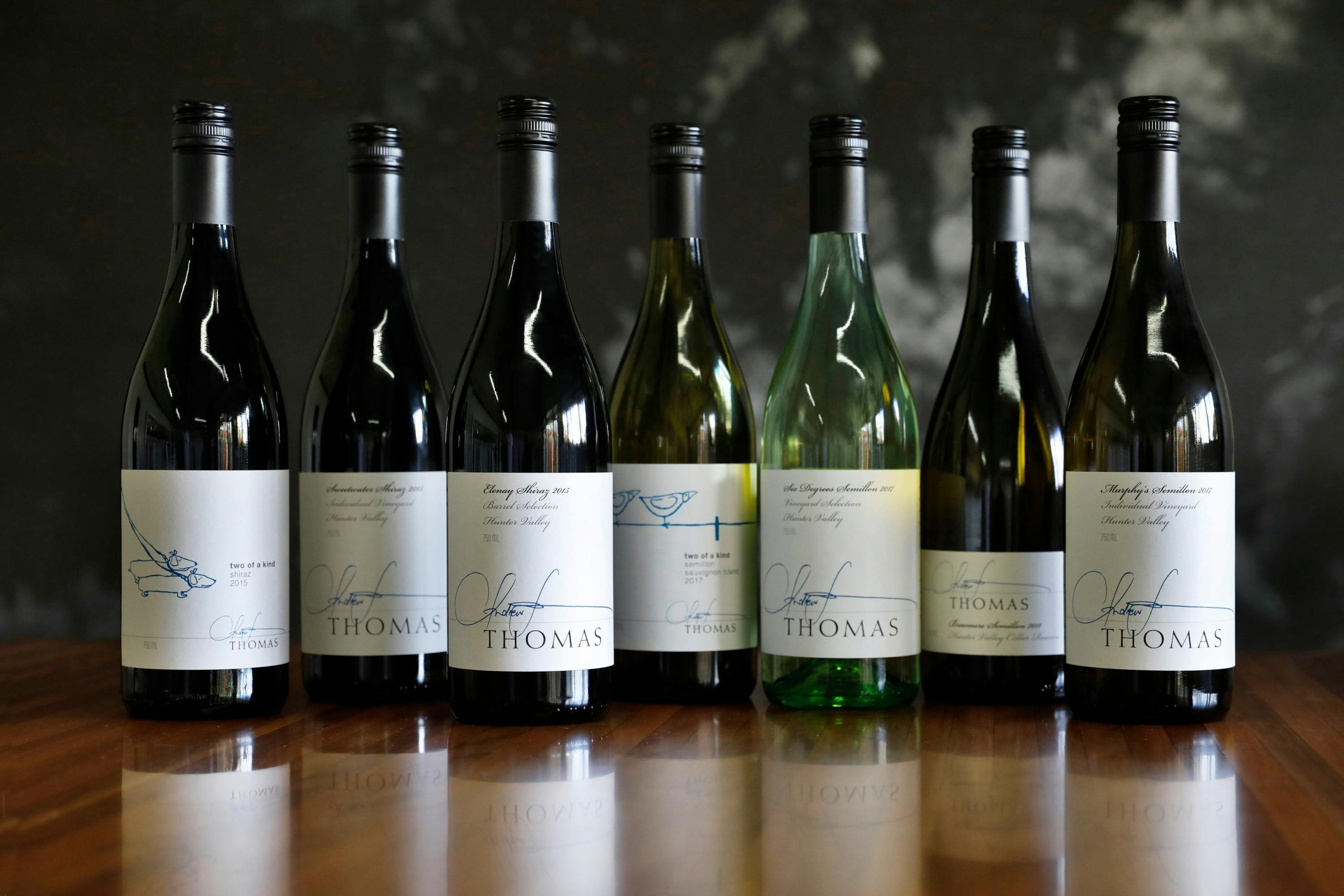 Range of Hunter Valley Semillon & Shiraz