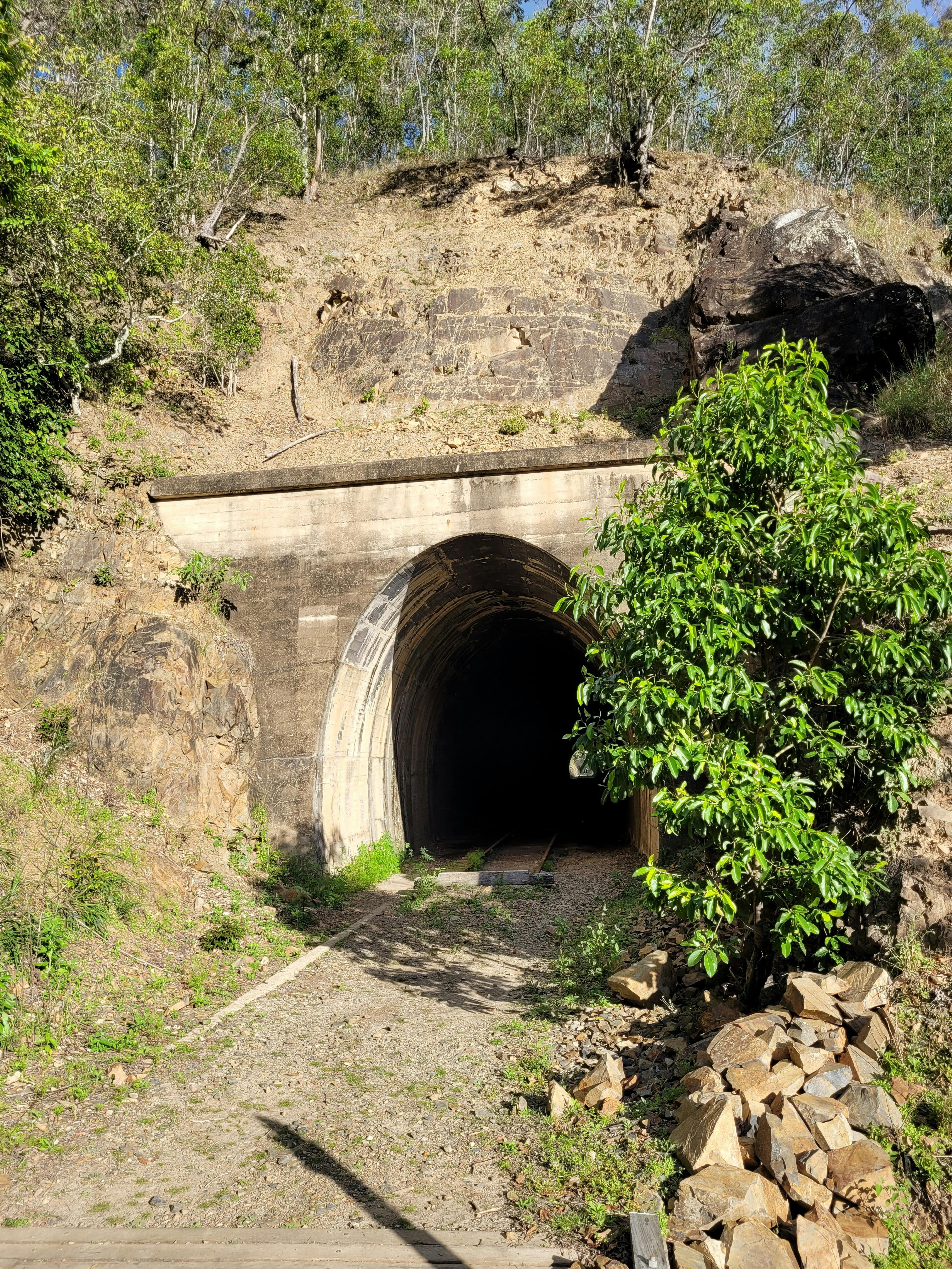 Entrance to the tunnel