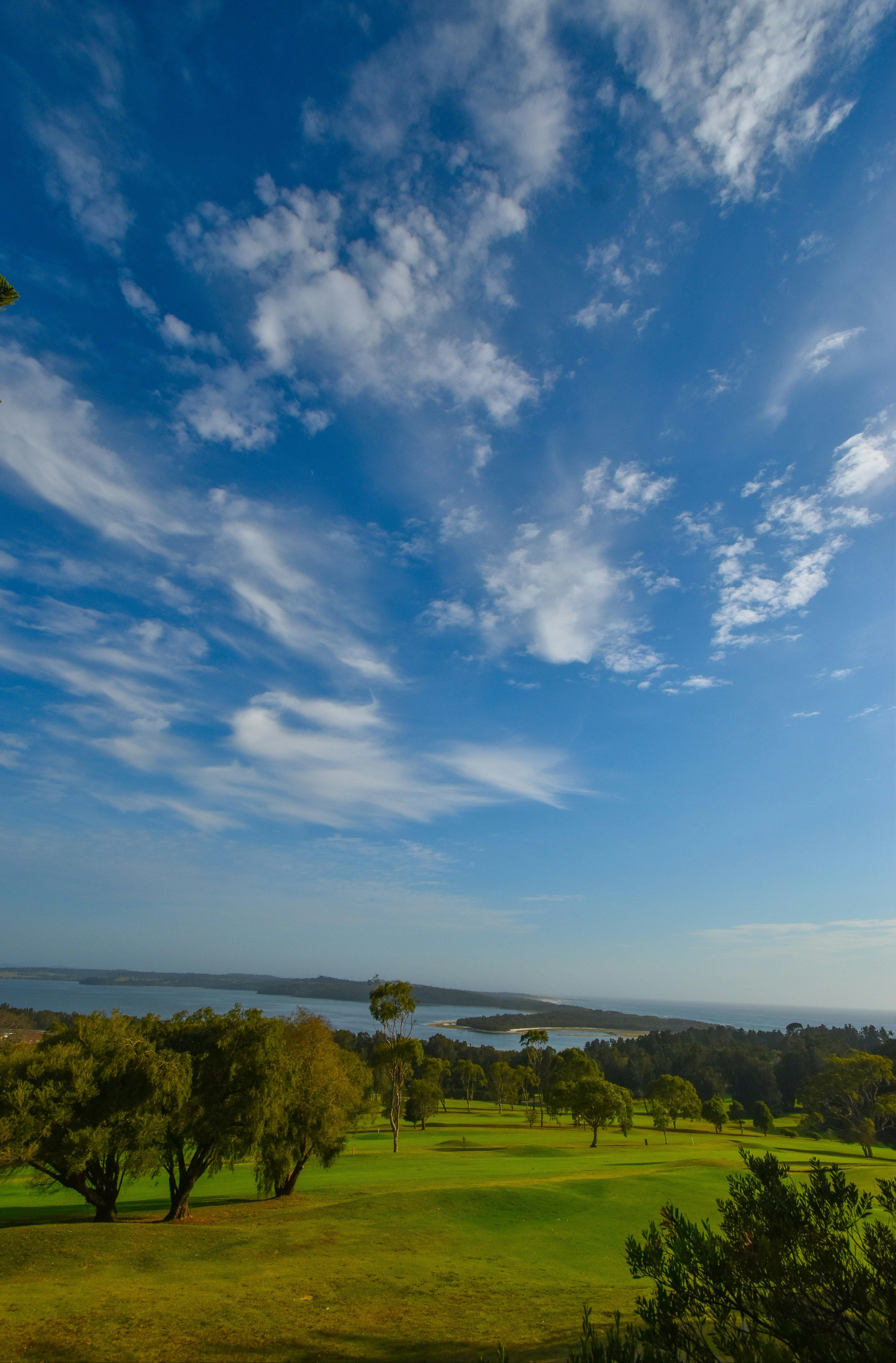 Landscape towards Coila Lake and the ocean