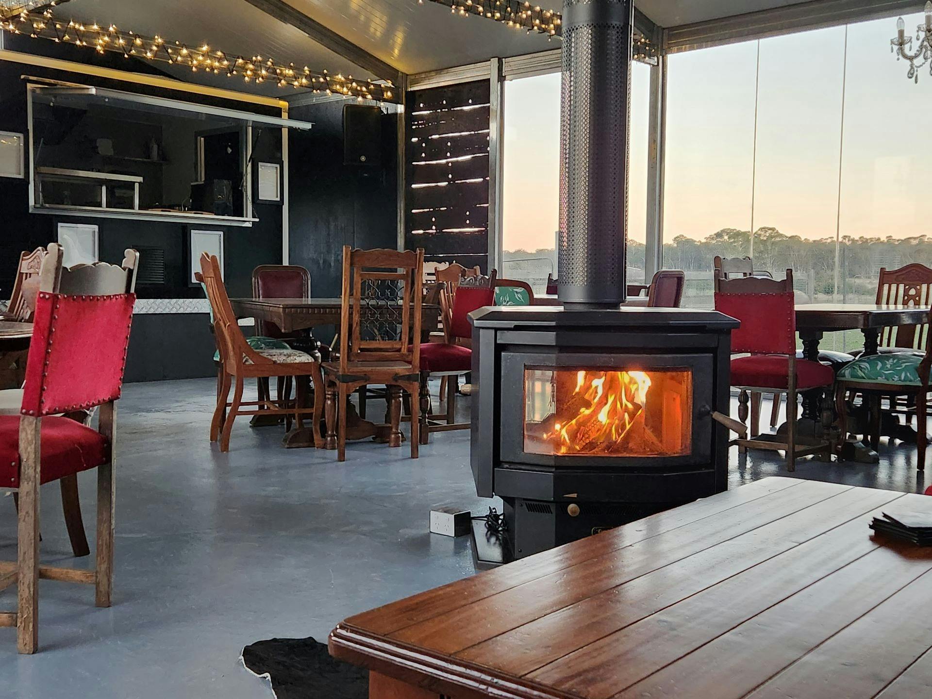 The Pavilion where functions can be held for up to 40 seated guests