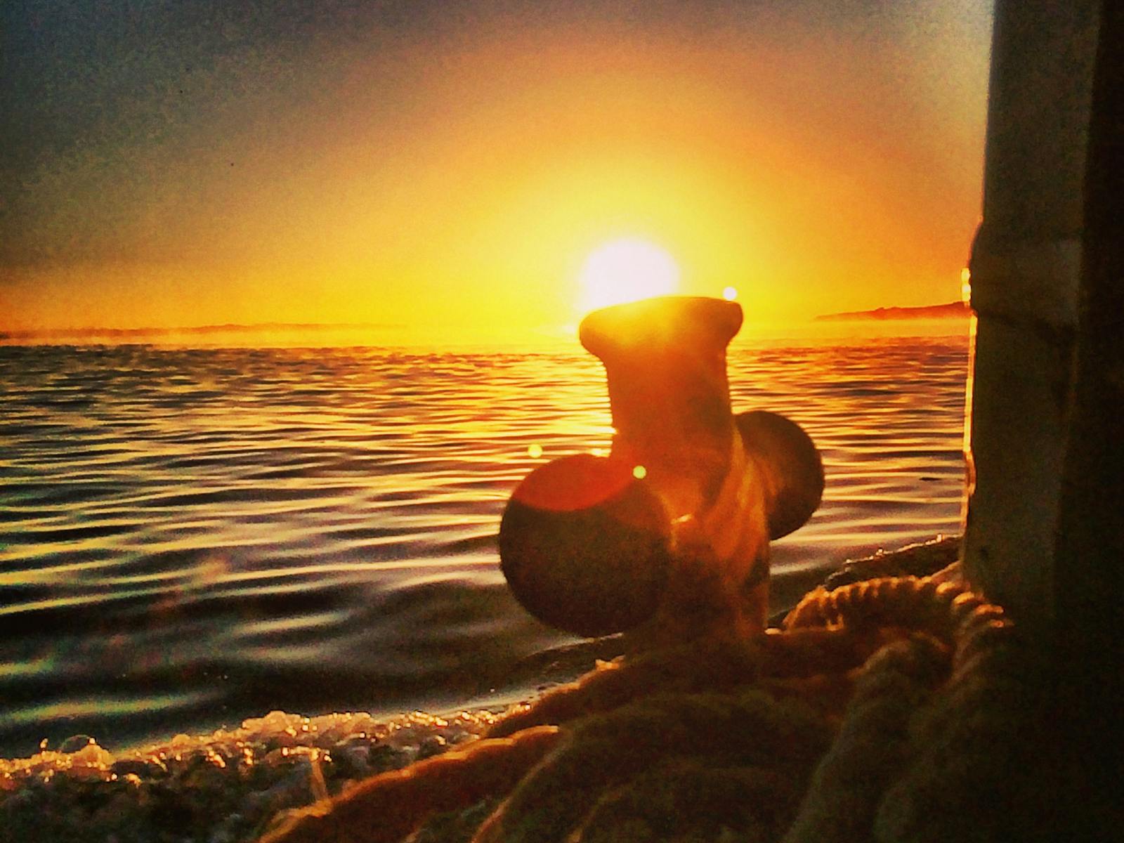 Sunrise on our way to Bundeena