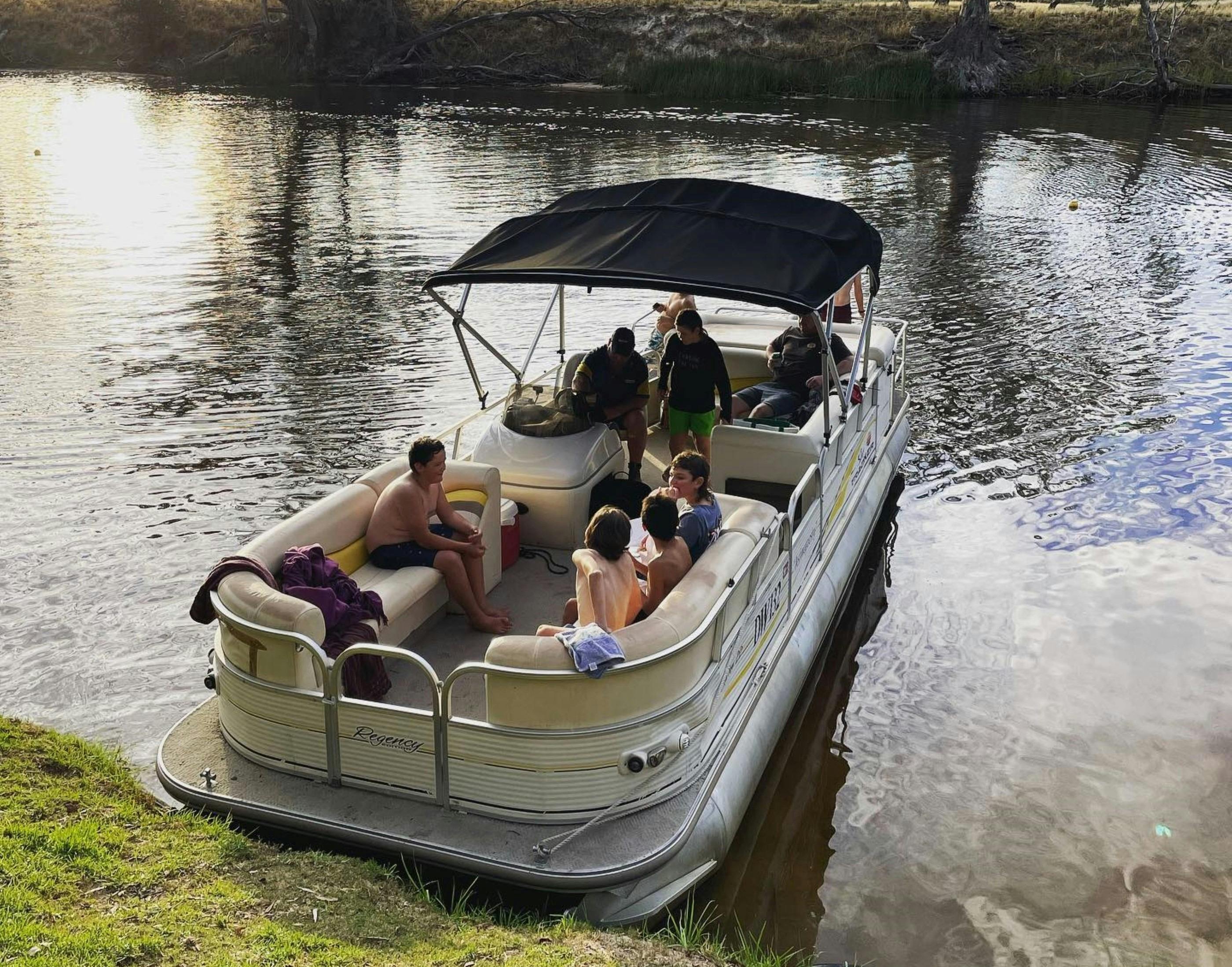 boat on river