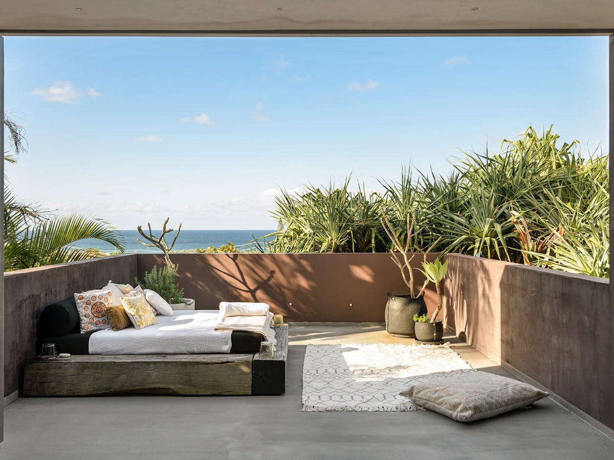 Sun loungers, an essential oil steam room, and a fire pit... a lavish experience.