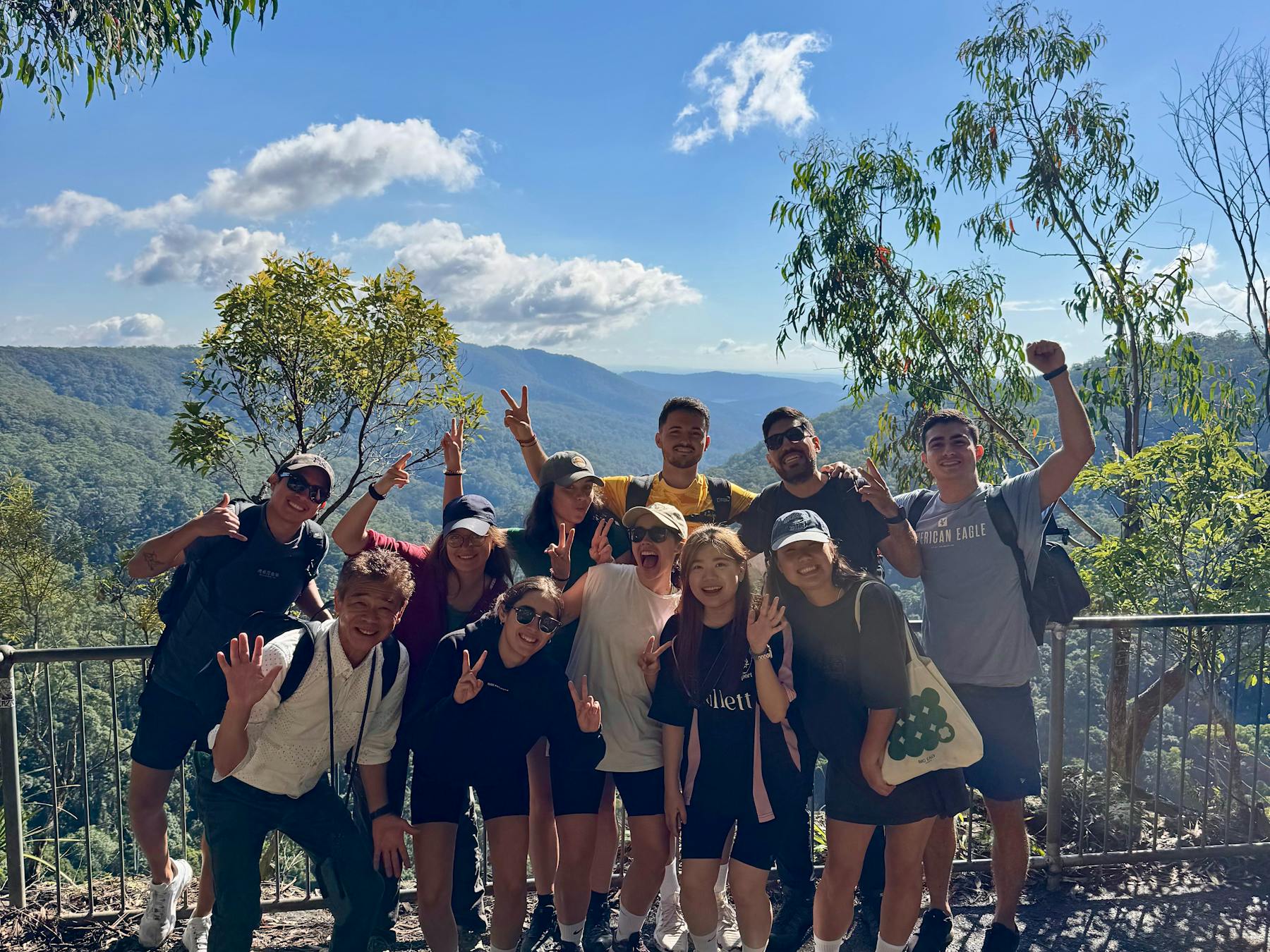 Paradise Tours group at Springbrook National Park