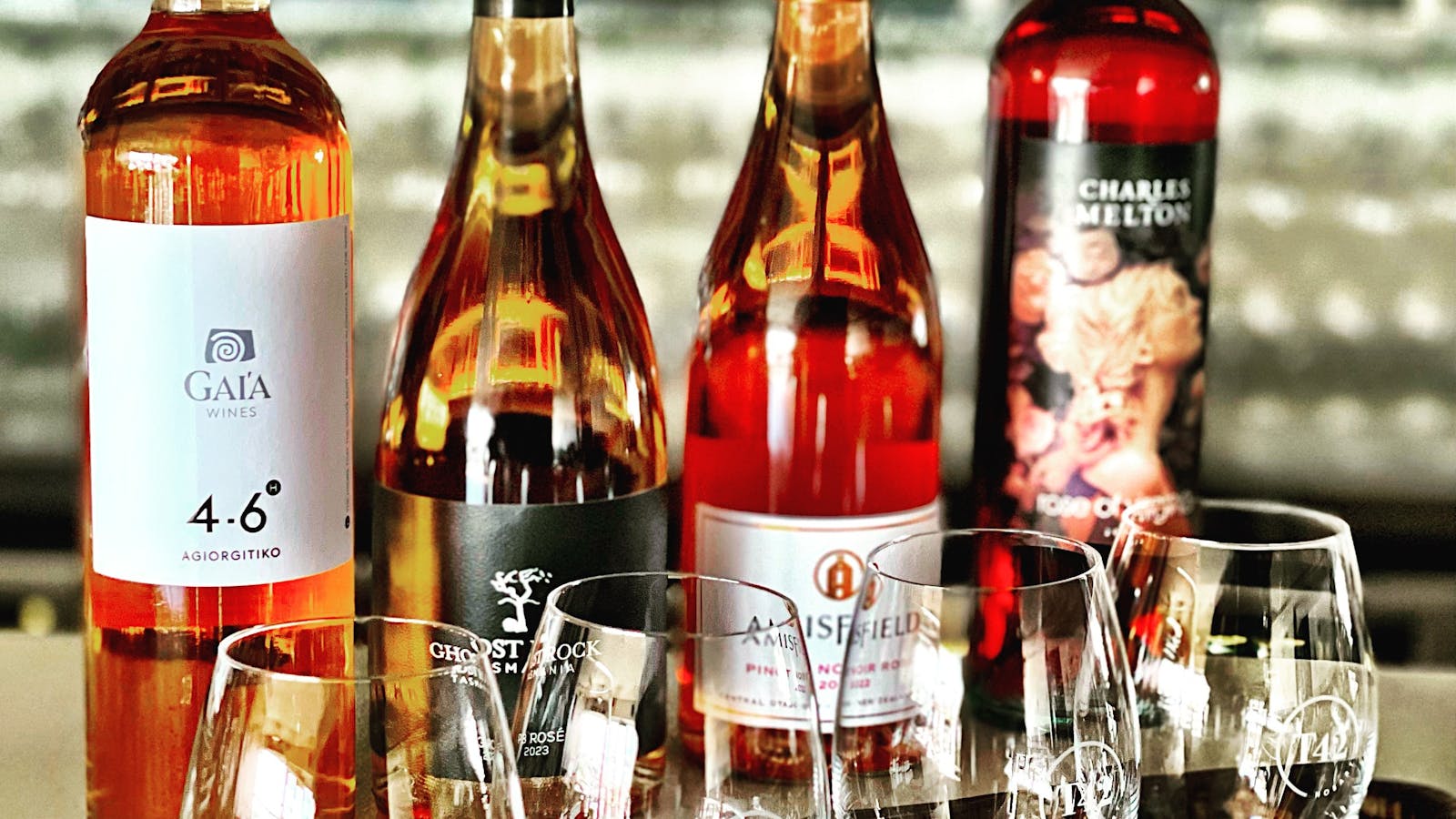 Several wine flights to choose from