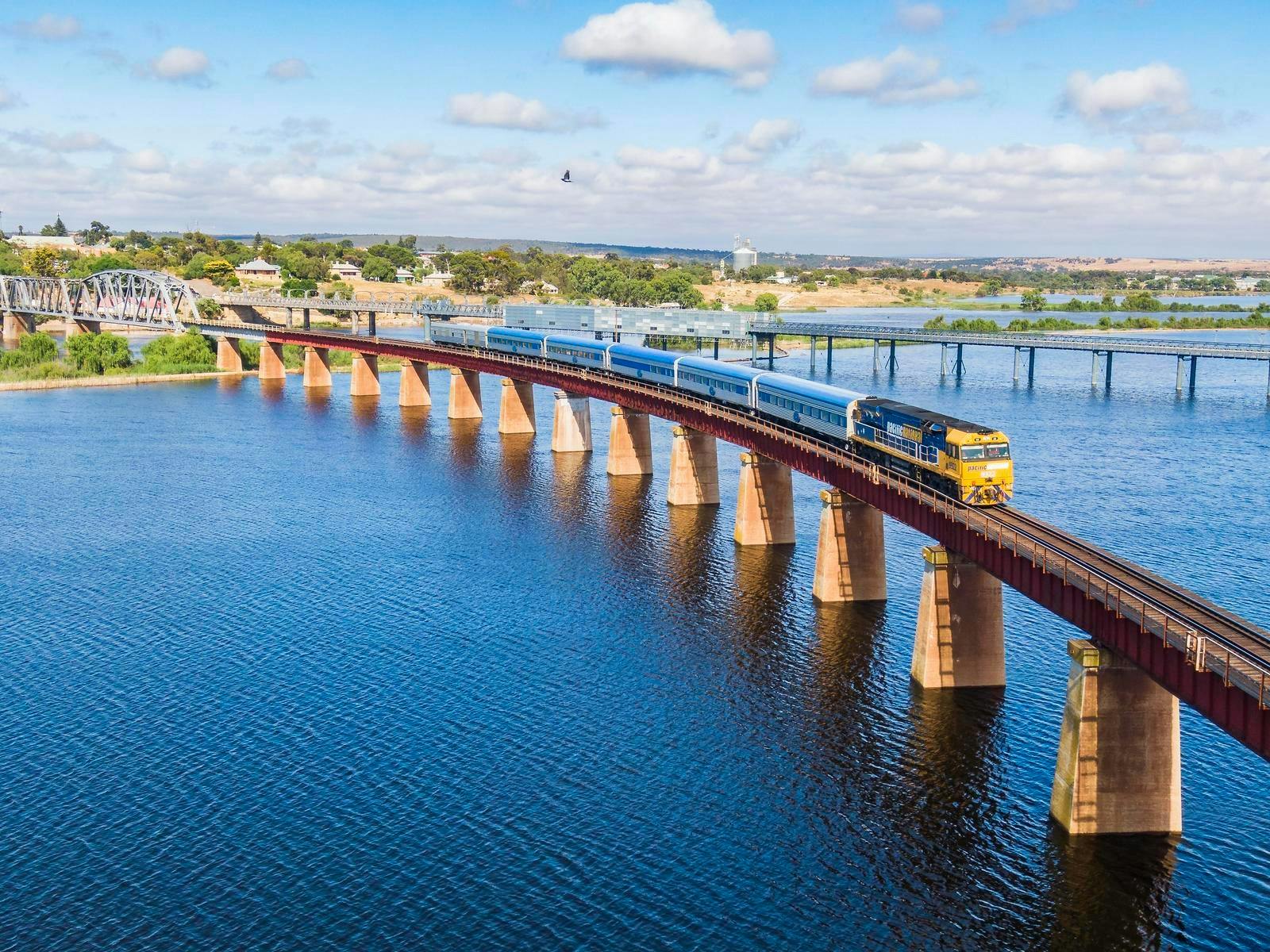 The Overland at Murray Bridge