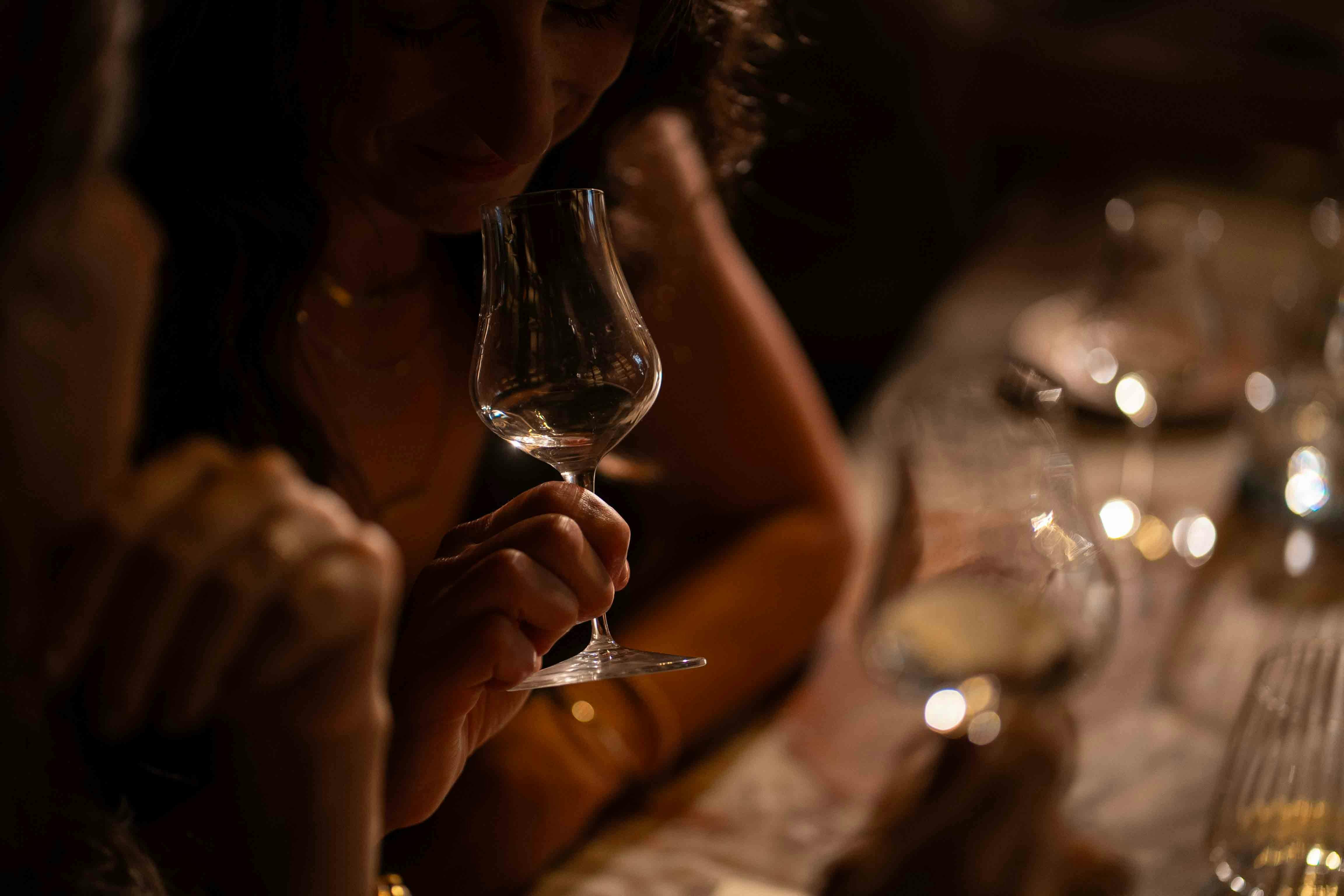 Women enjoying tequila